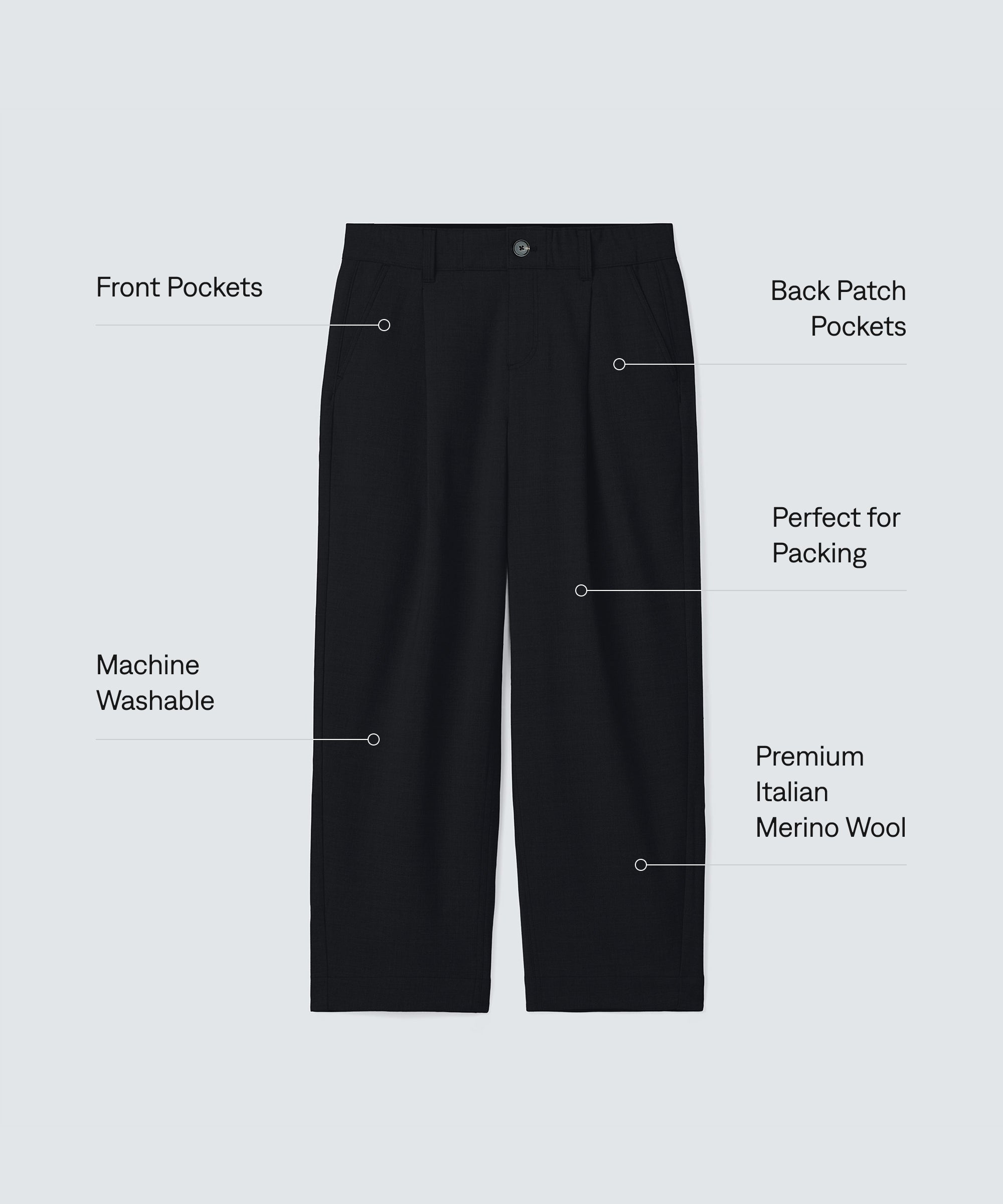 Women's Easy Merino Travel Pants