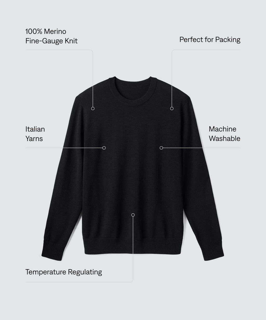 Men's Merino Crew Sweater