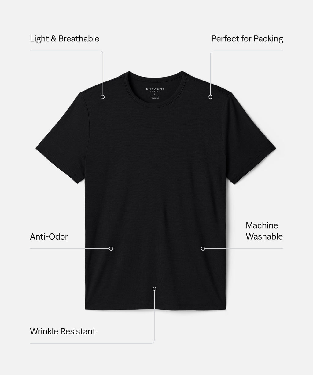 Men's Ultralight Merino Crew T-Shirt