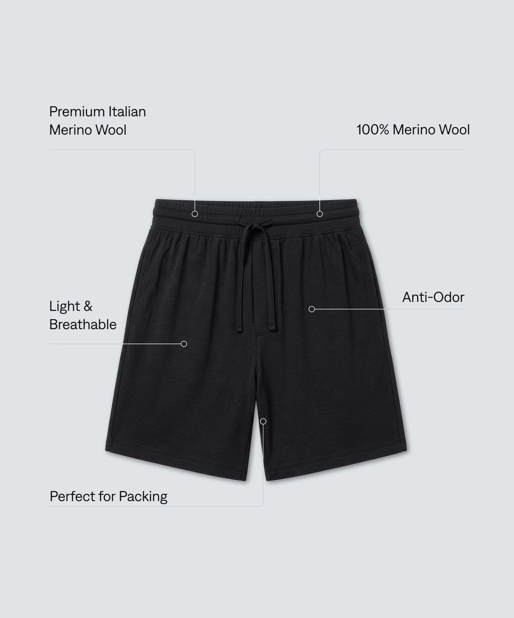 Men's Ultrafine Merino Sleep Shorts