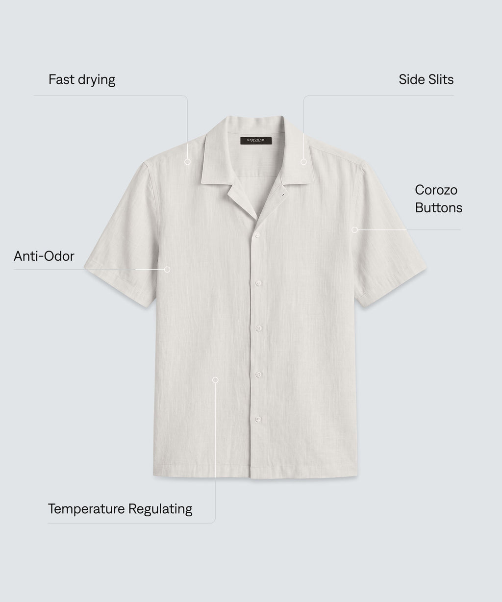 Men's Merino Linen Tropical Shirt