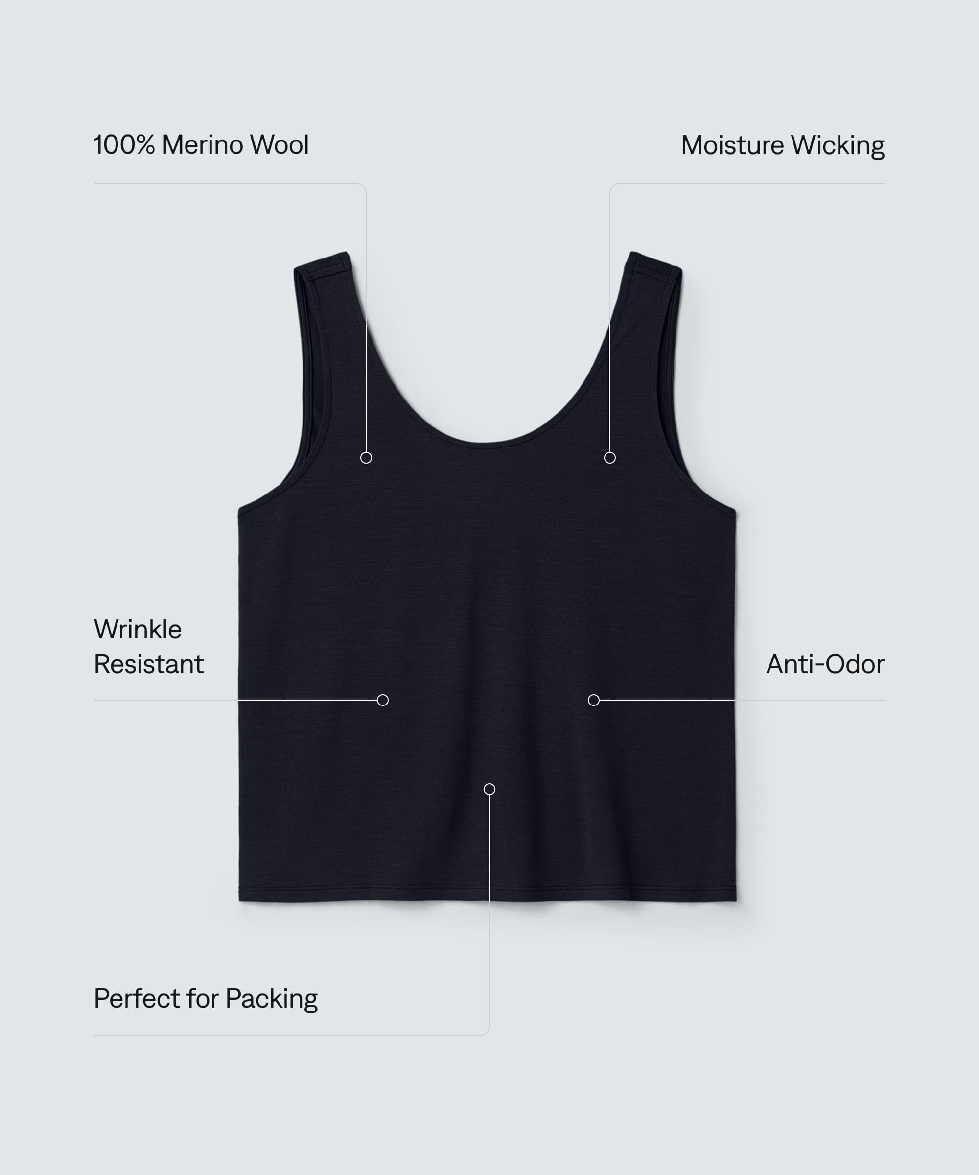 Women's Relaxed Merino Scoop Neck Tank