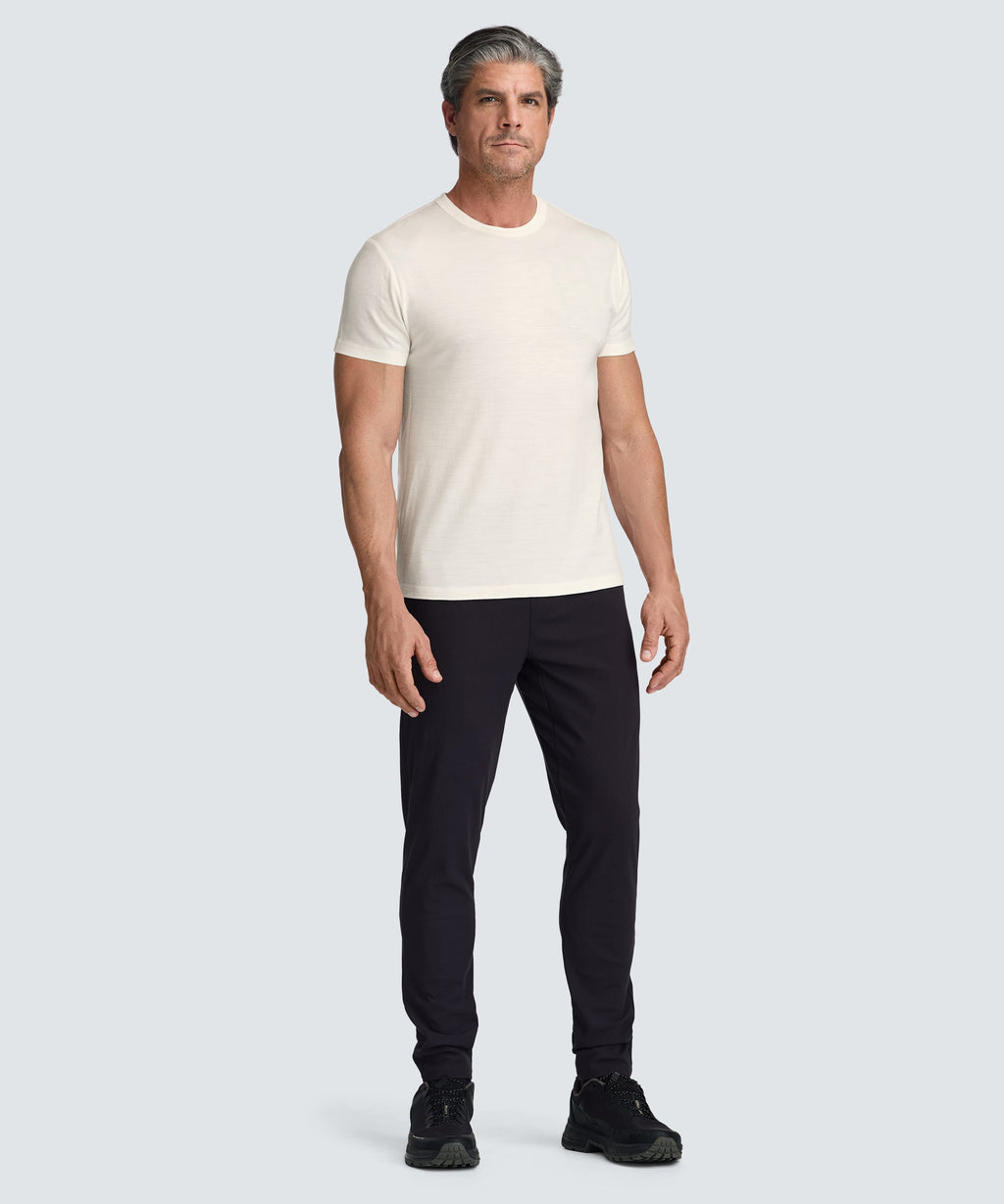 Men's Tall Merino Crew Neck T-Shirt