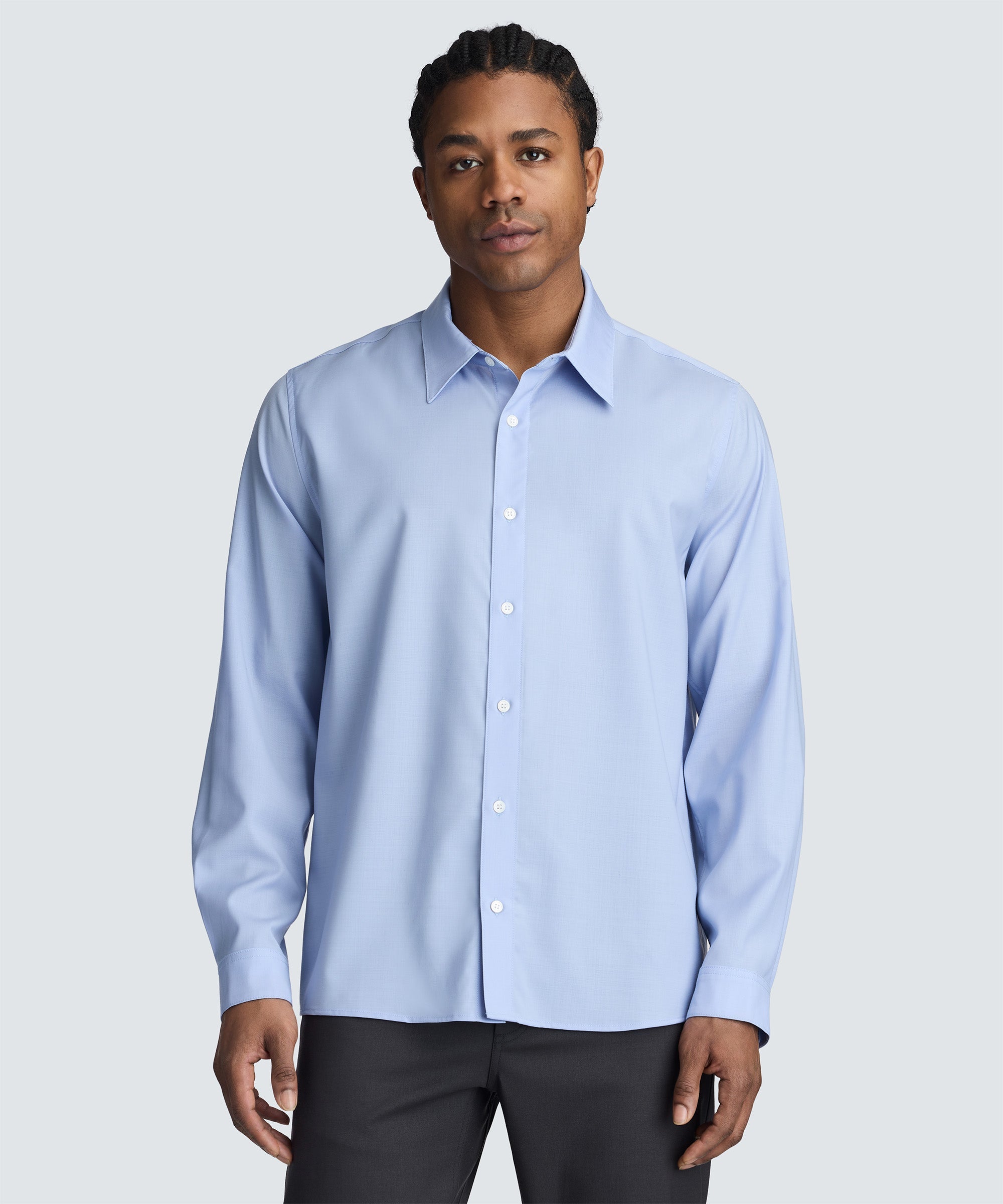 Men's Merino Poplin Button-Up
