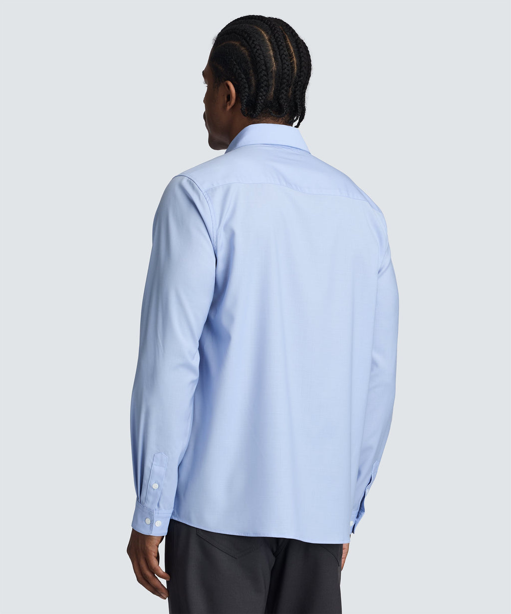 Men's Merino Poplin Button-Up