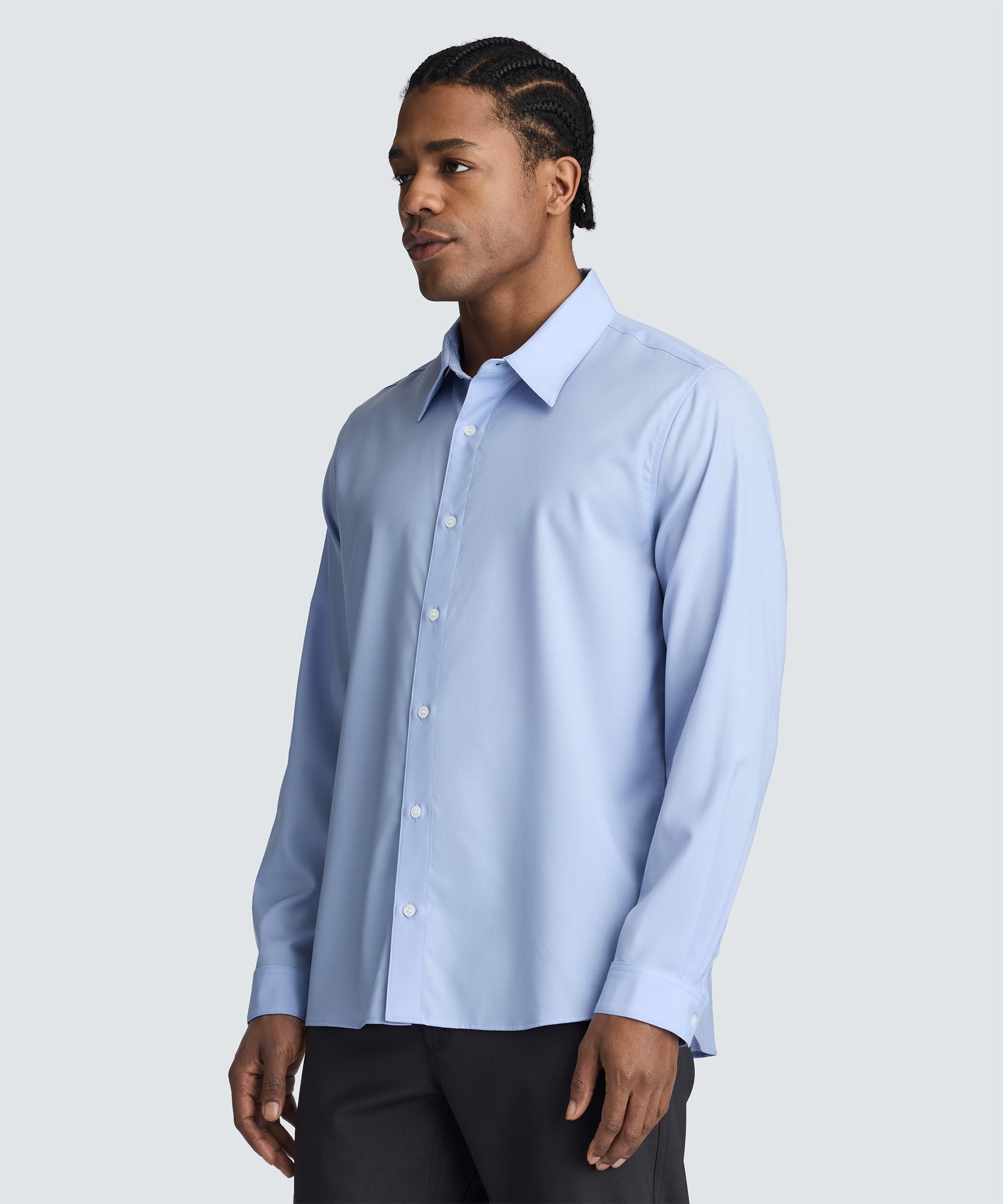 Men's Merino Poplin Button-Up