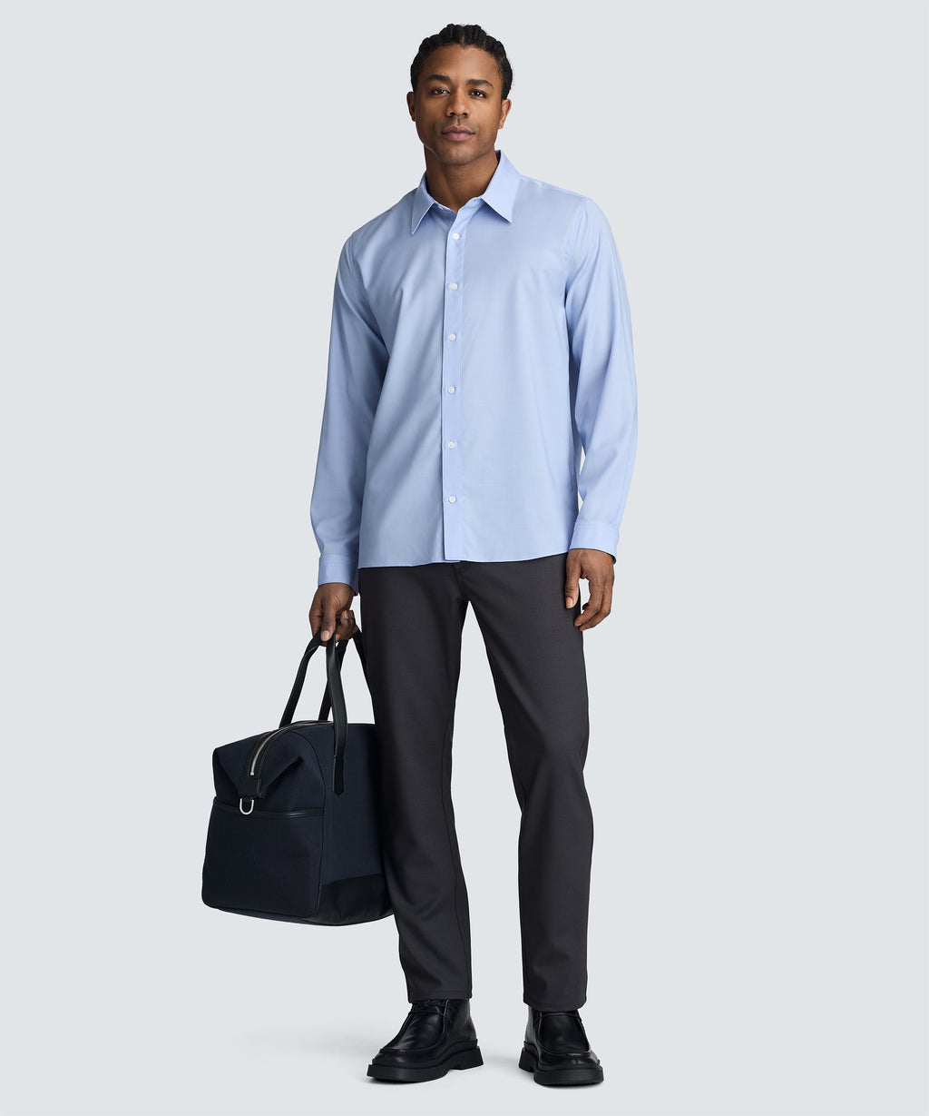 Men's Merino Poplin Button-Up