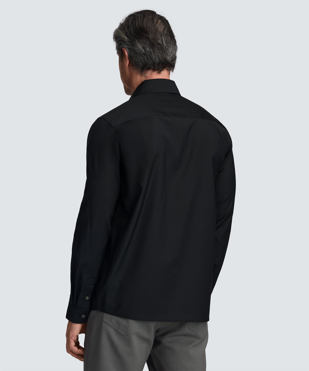 Men's Merino Poplin Button-Up