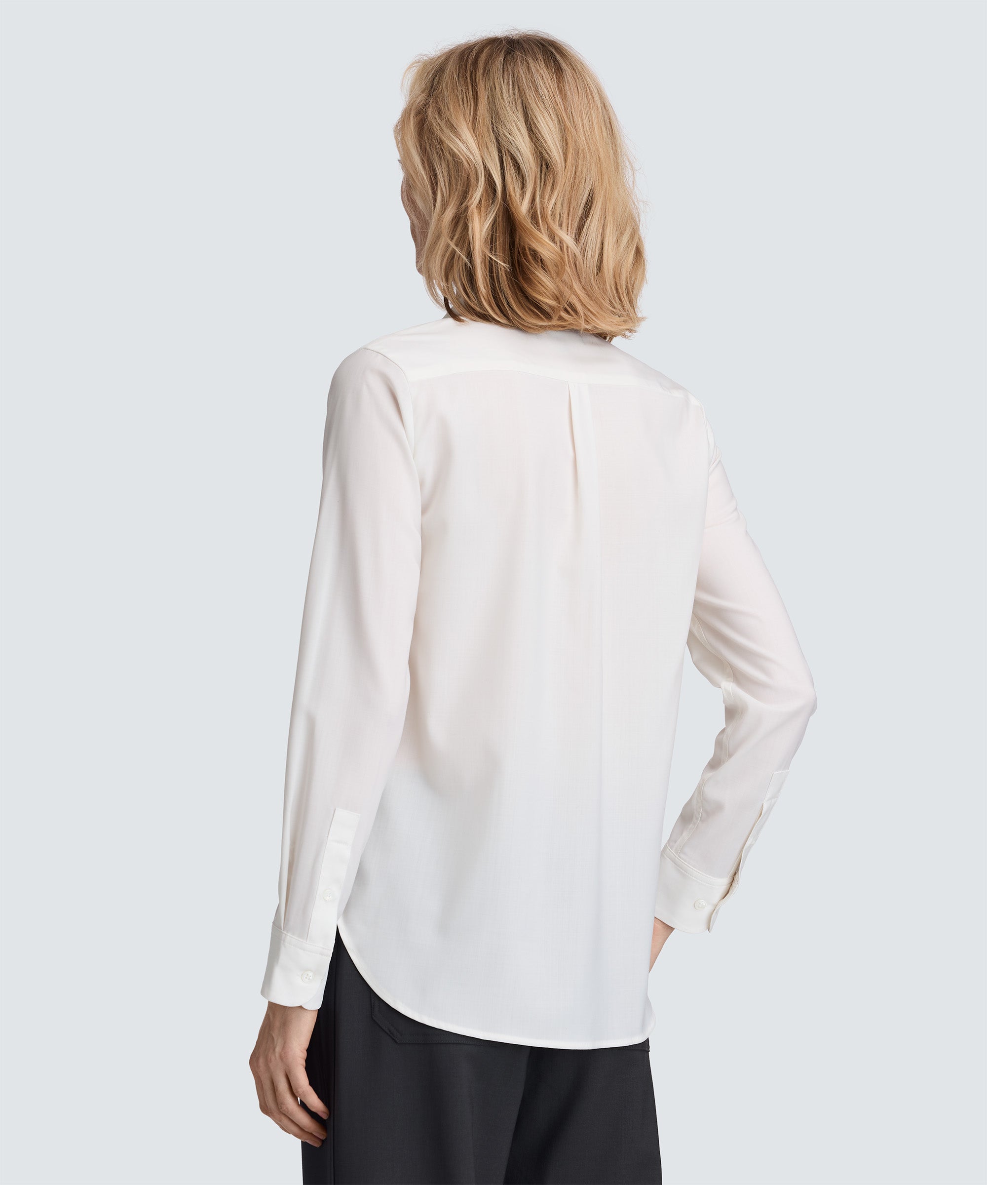Women's Merino Poplin Button-Up