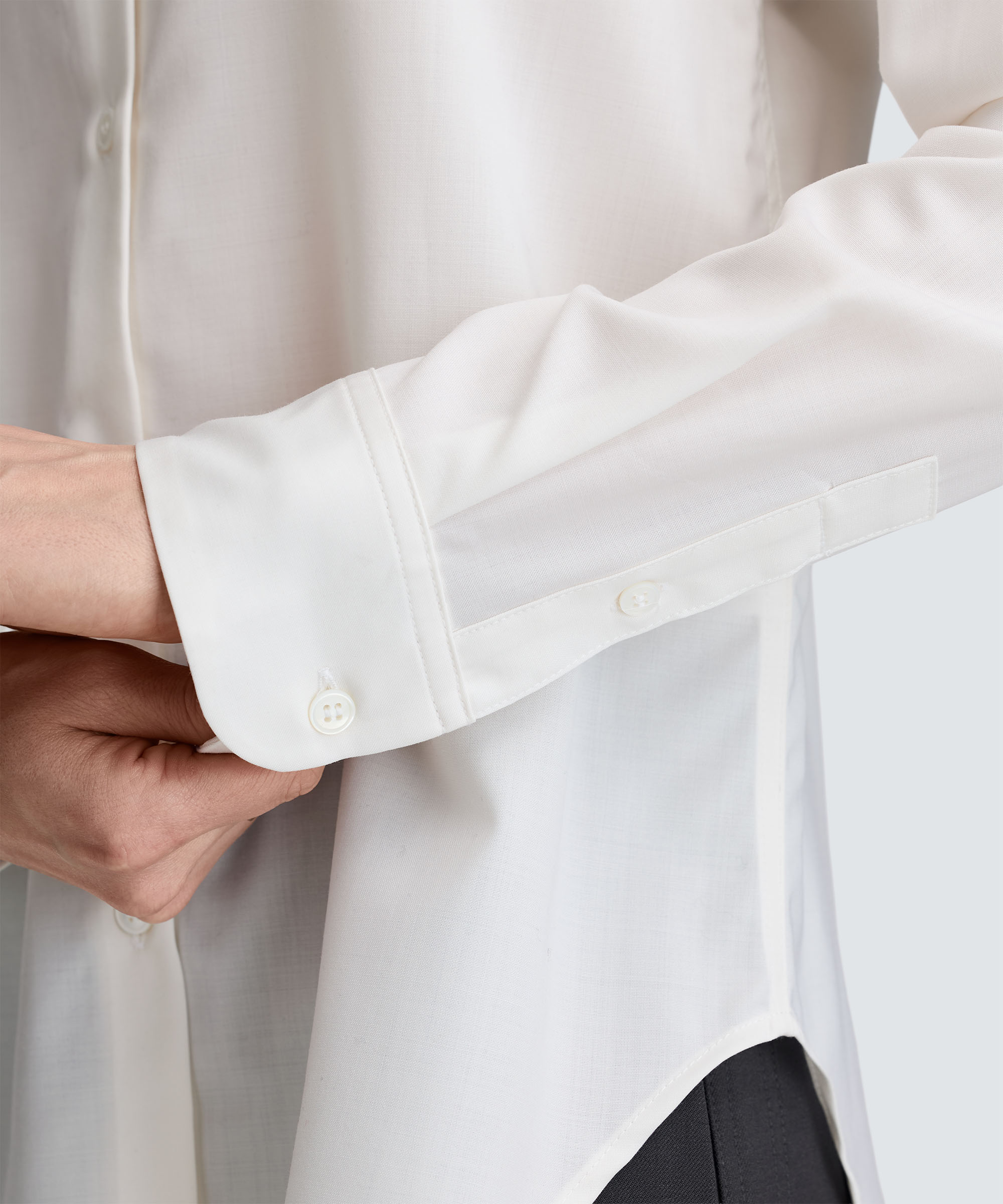 Women's Merino Poplin Button-Up