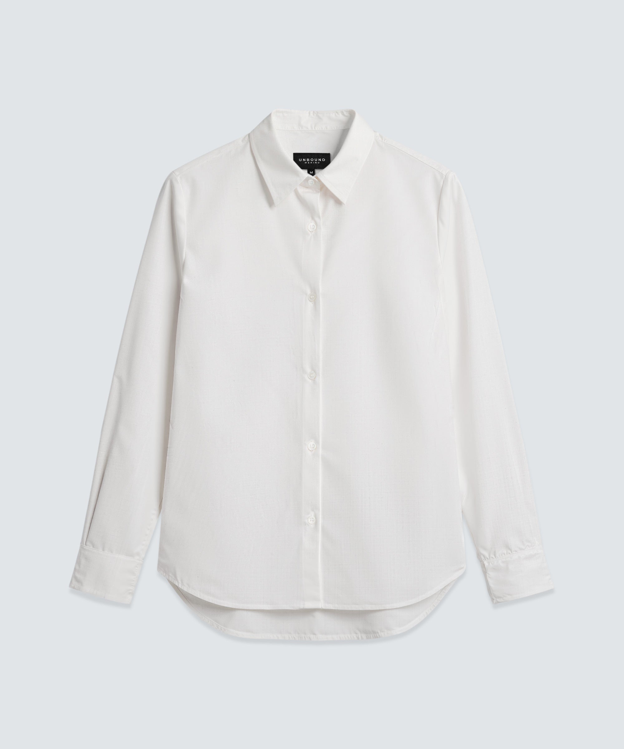 Women's Merino Poplin Button-Up