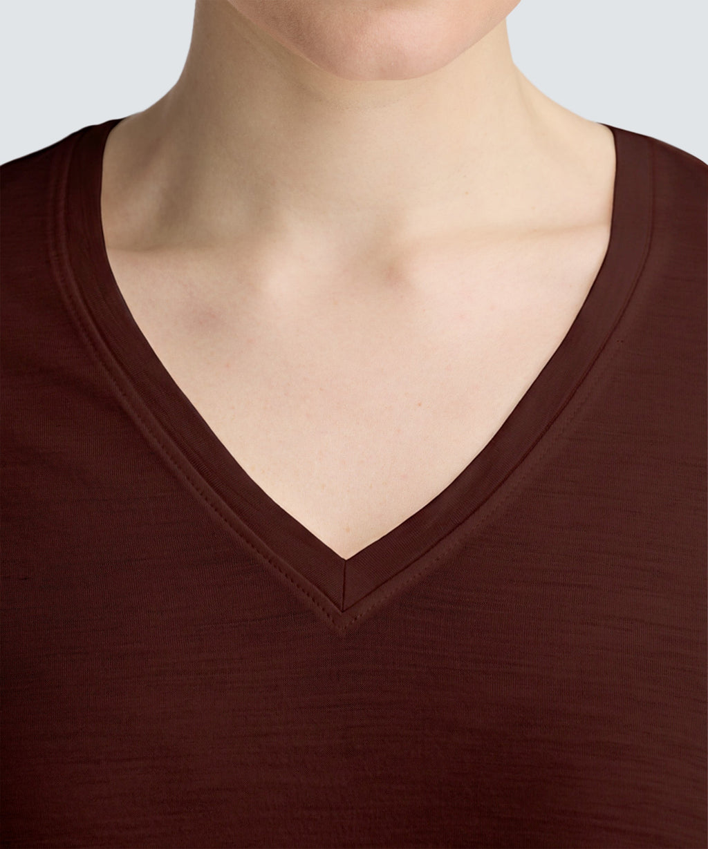 Women's Merino V-Neck T-Shirt