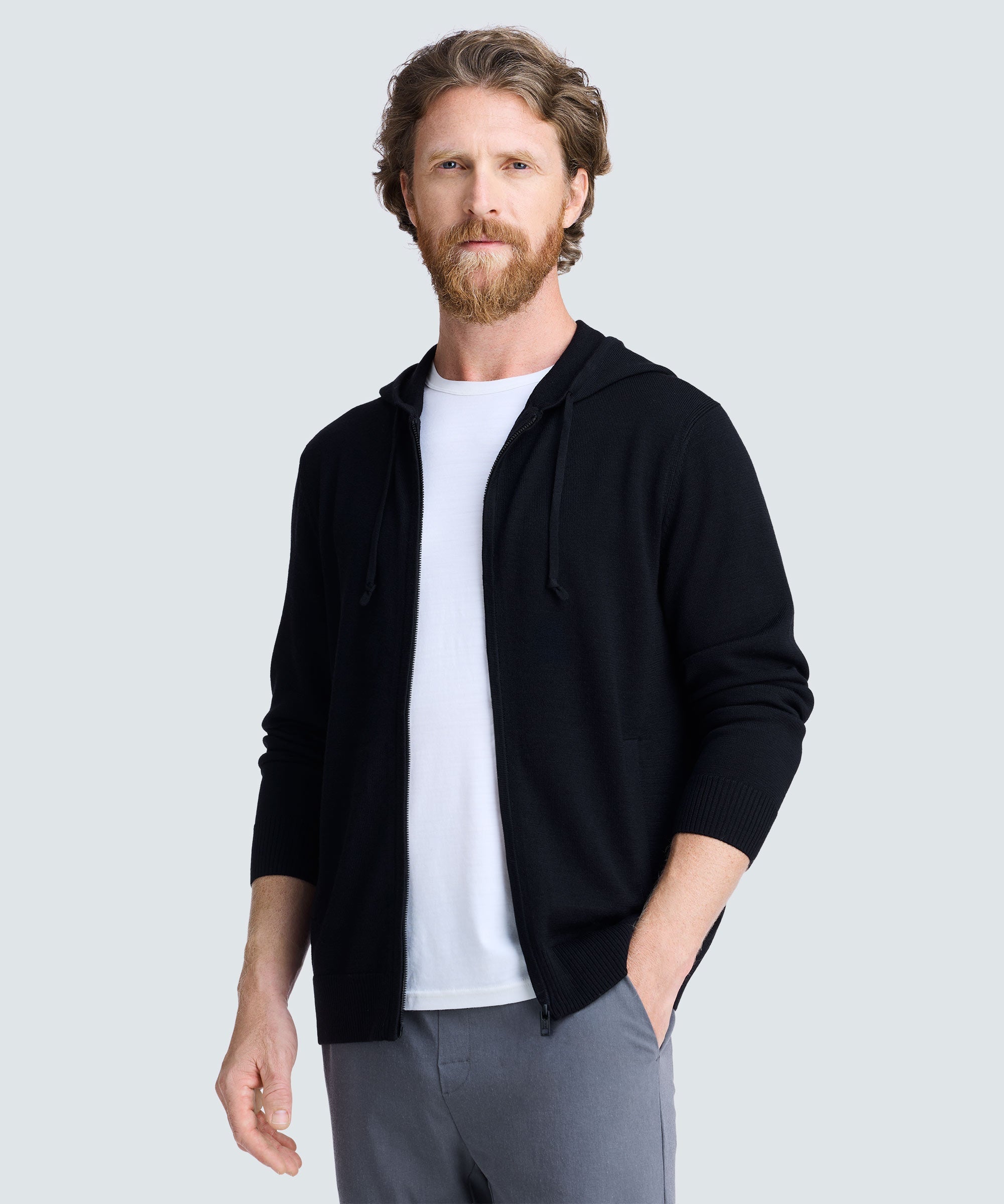 Men's Merino Knit Hoodie