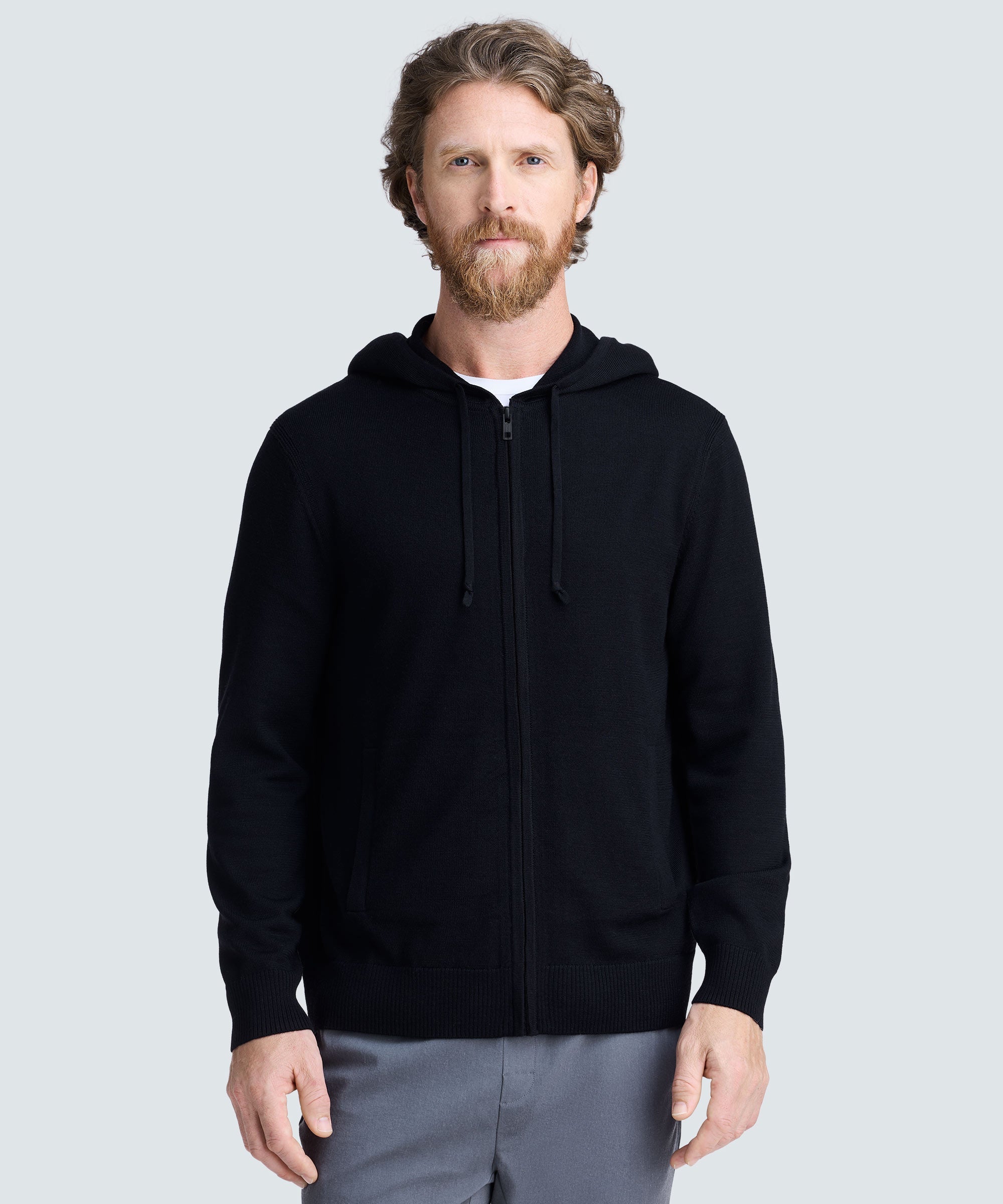Men's Merino Knit Hoodie
