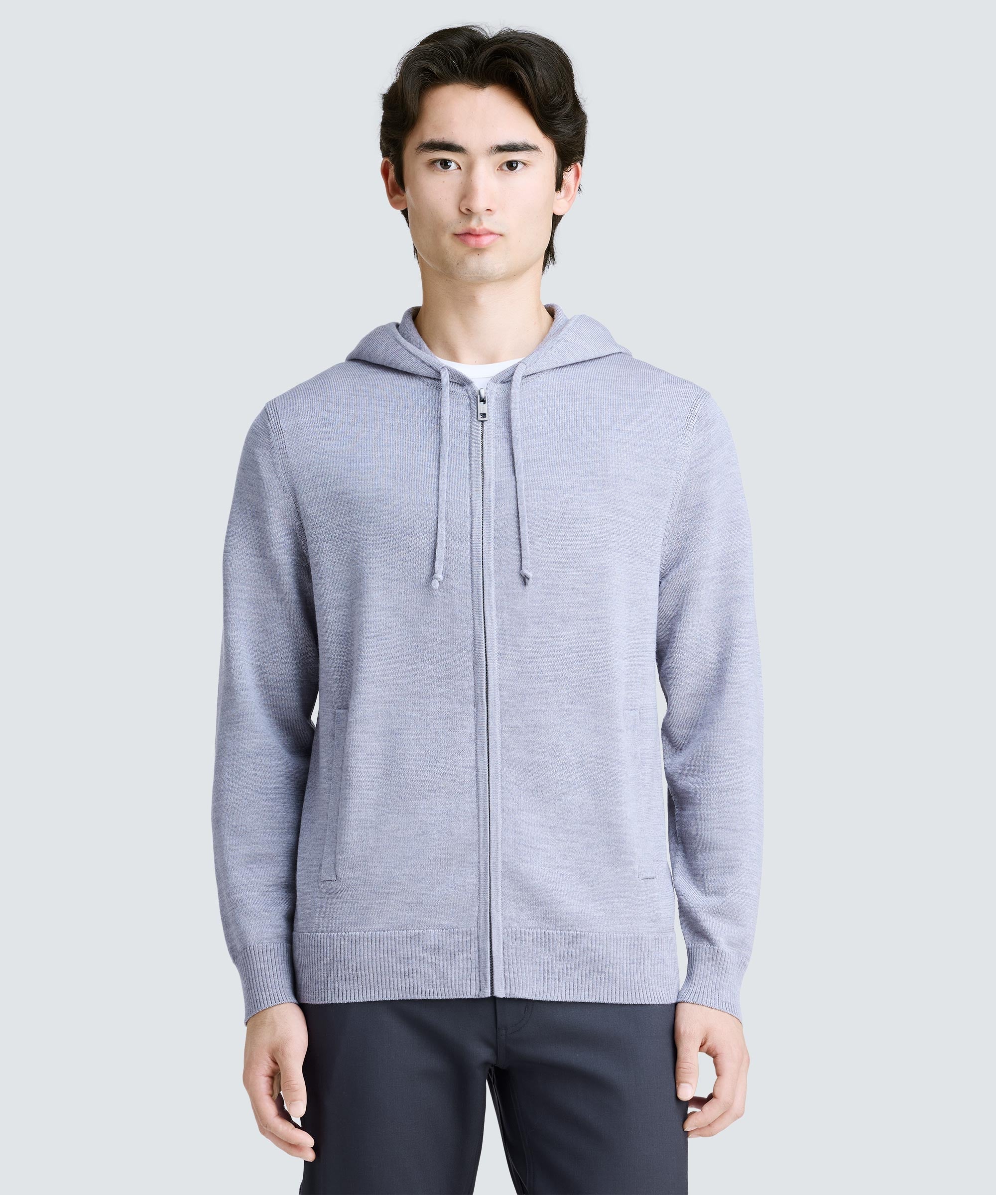 Men's Merino Knit Hoodie