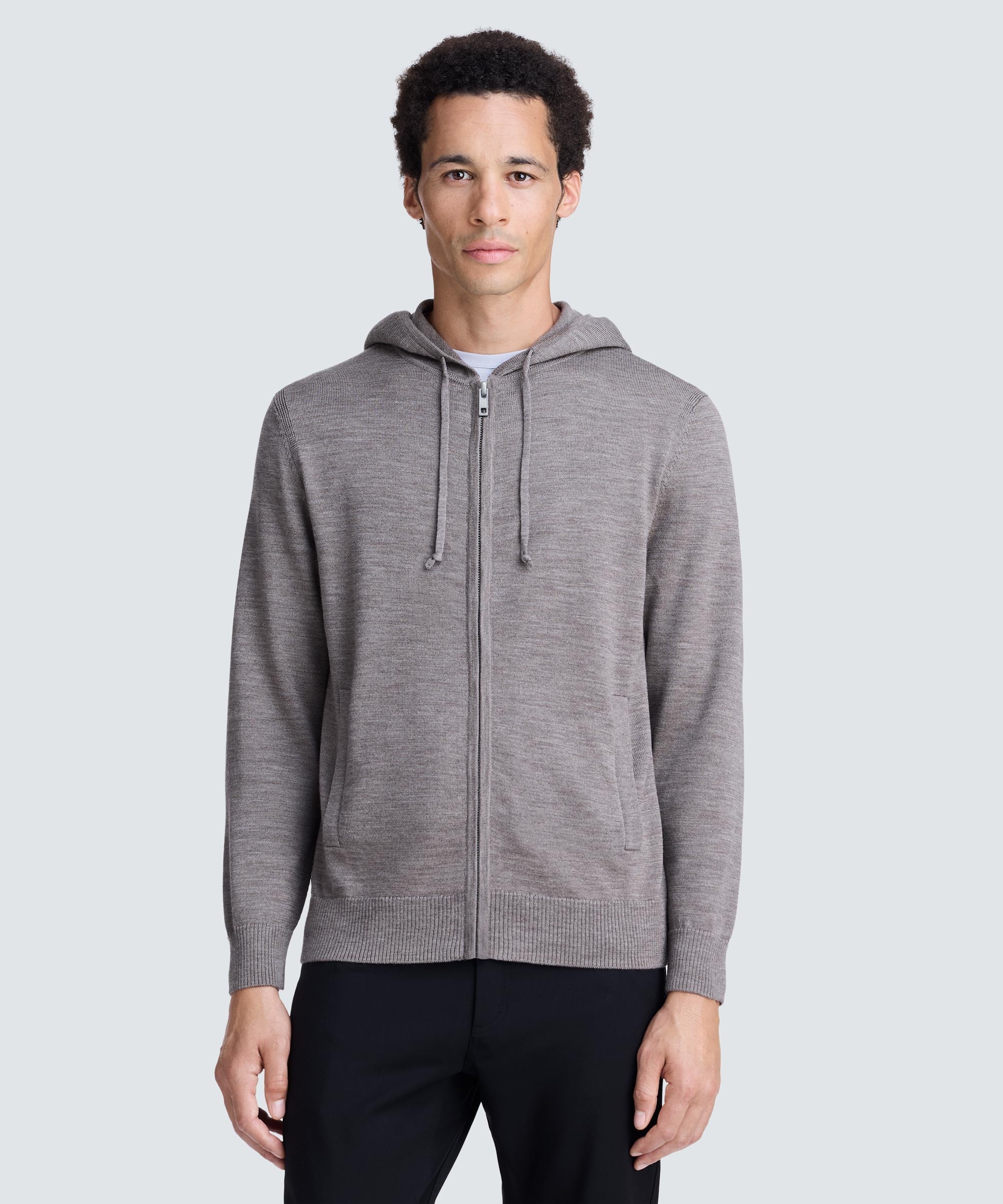 Men's Merino Knit Hoodie