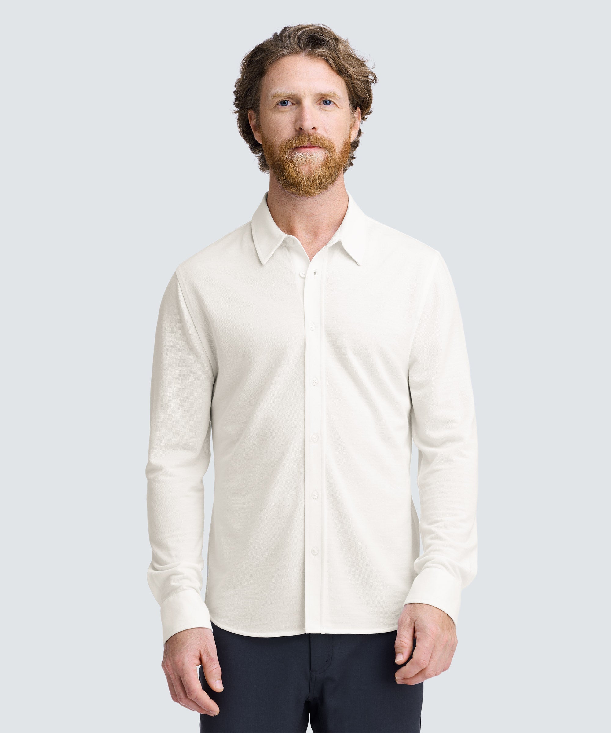 Men's Merino Button-Up