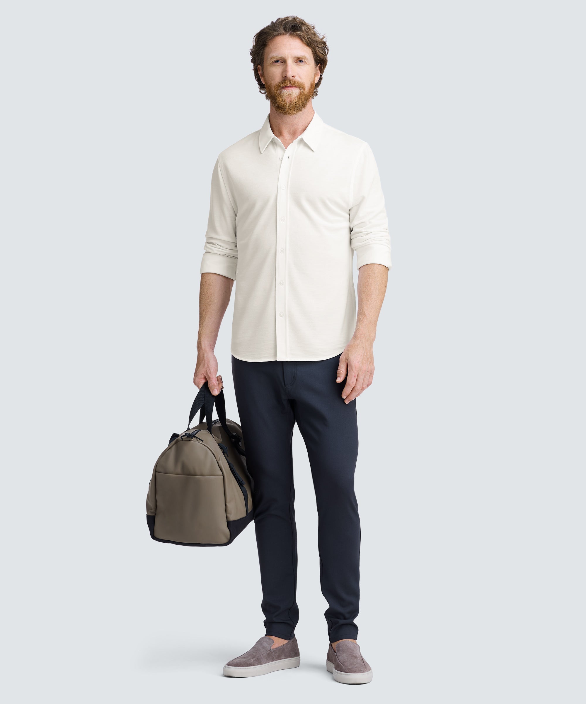 Men's Merino Button-Up