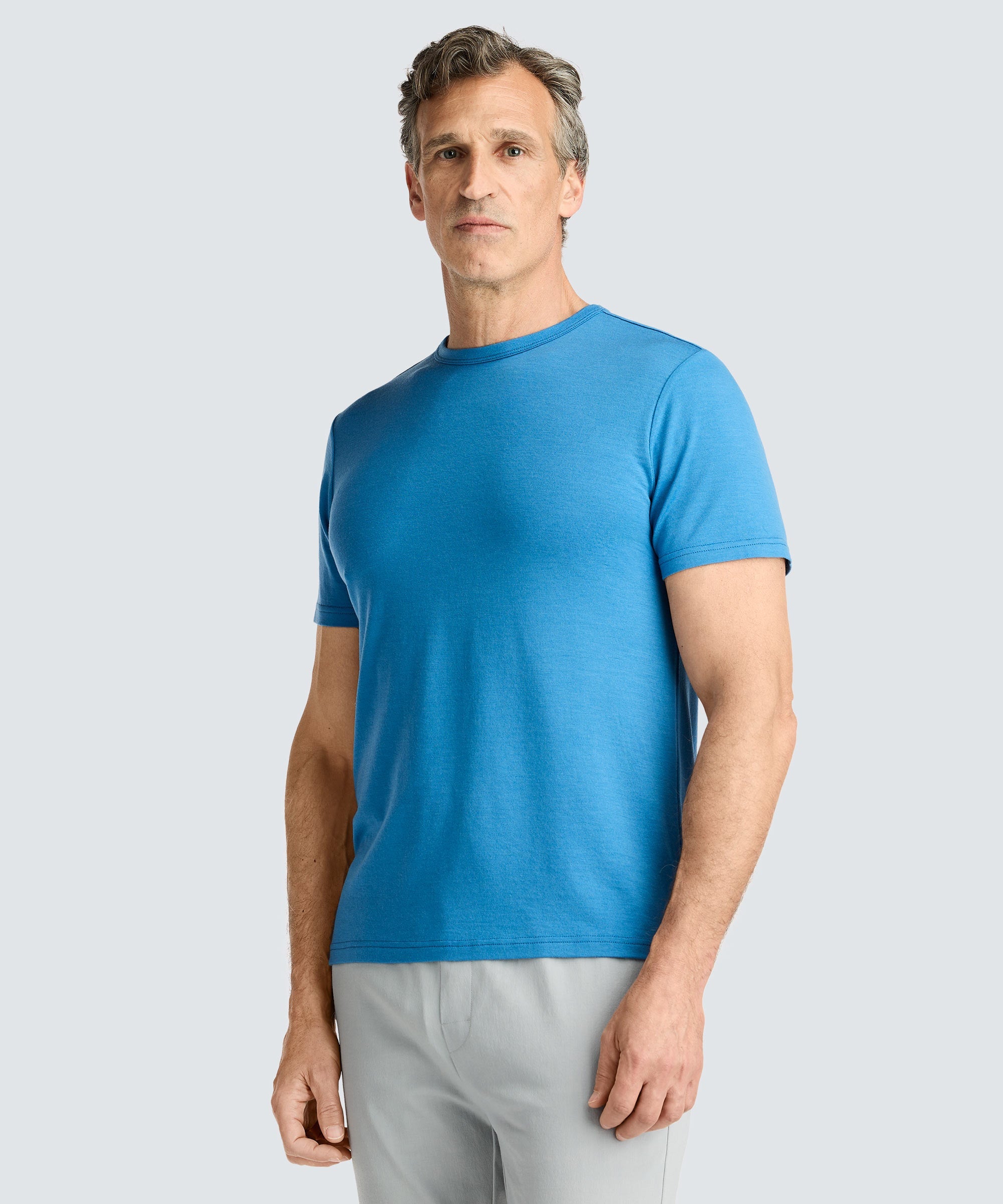 Men's Merino Crew Neck T-Shirt