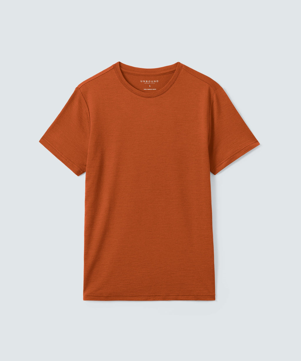 Men's Merino Crew Neck T-Shirt
