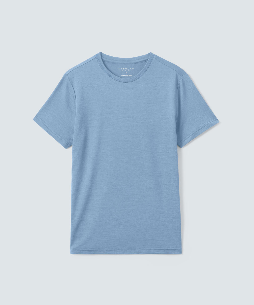 Men's Merino Crew Neck T-Shirt
