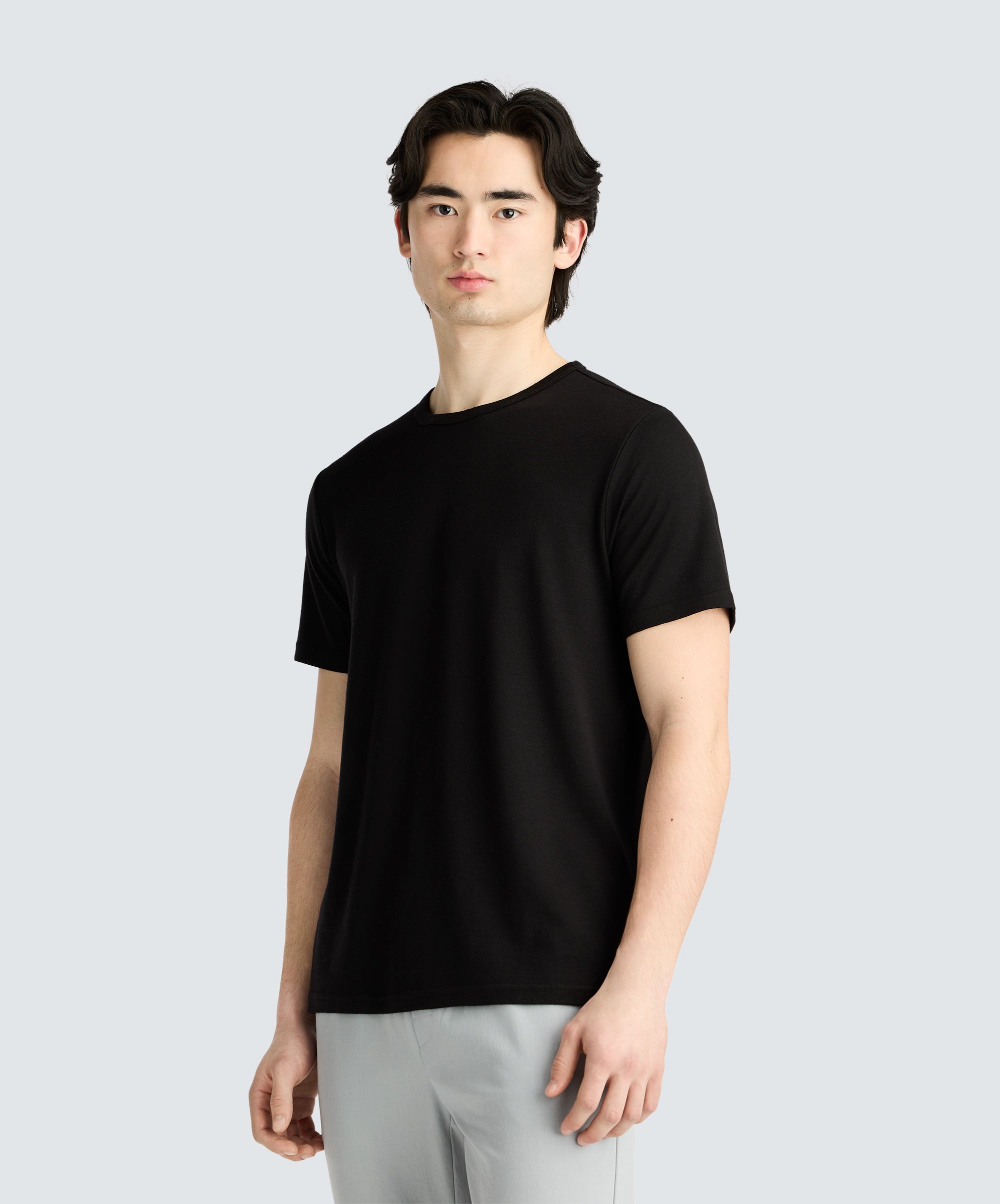 Men's Tall Merino Crew Neck T-Shirt
