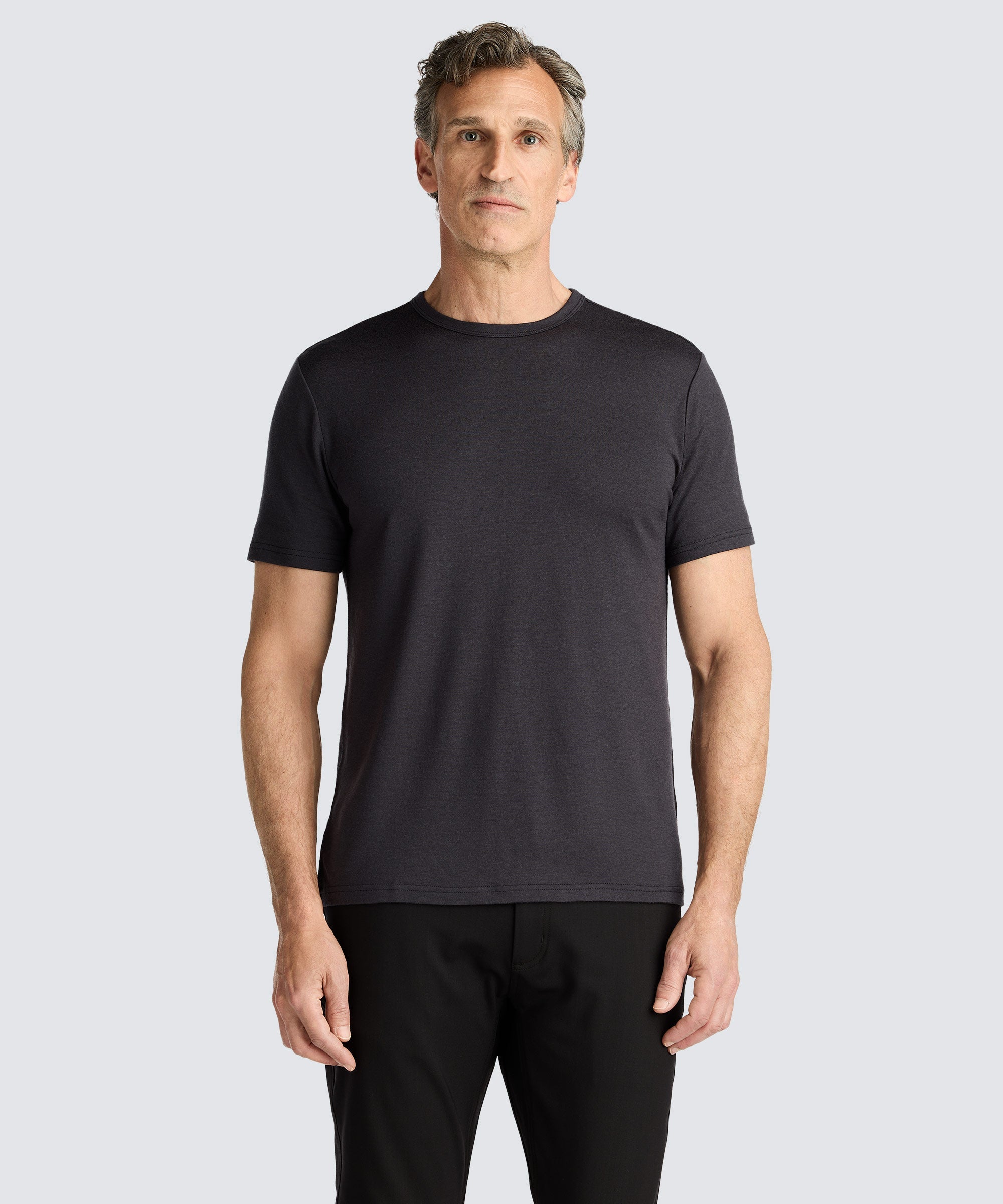 Men's Tall Merino Crew Neck T-Shirt