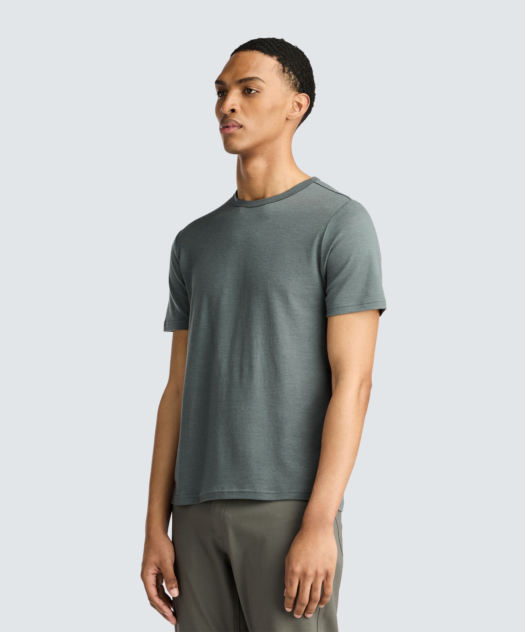 Men's Merino Crew Neck T-Shirt