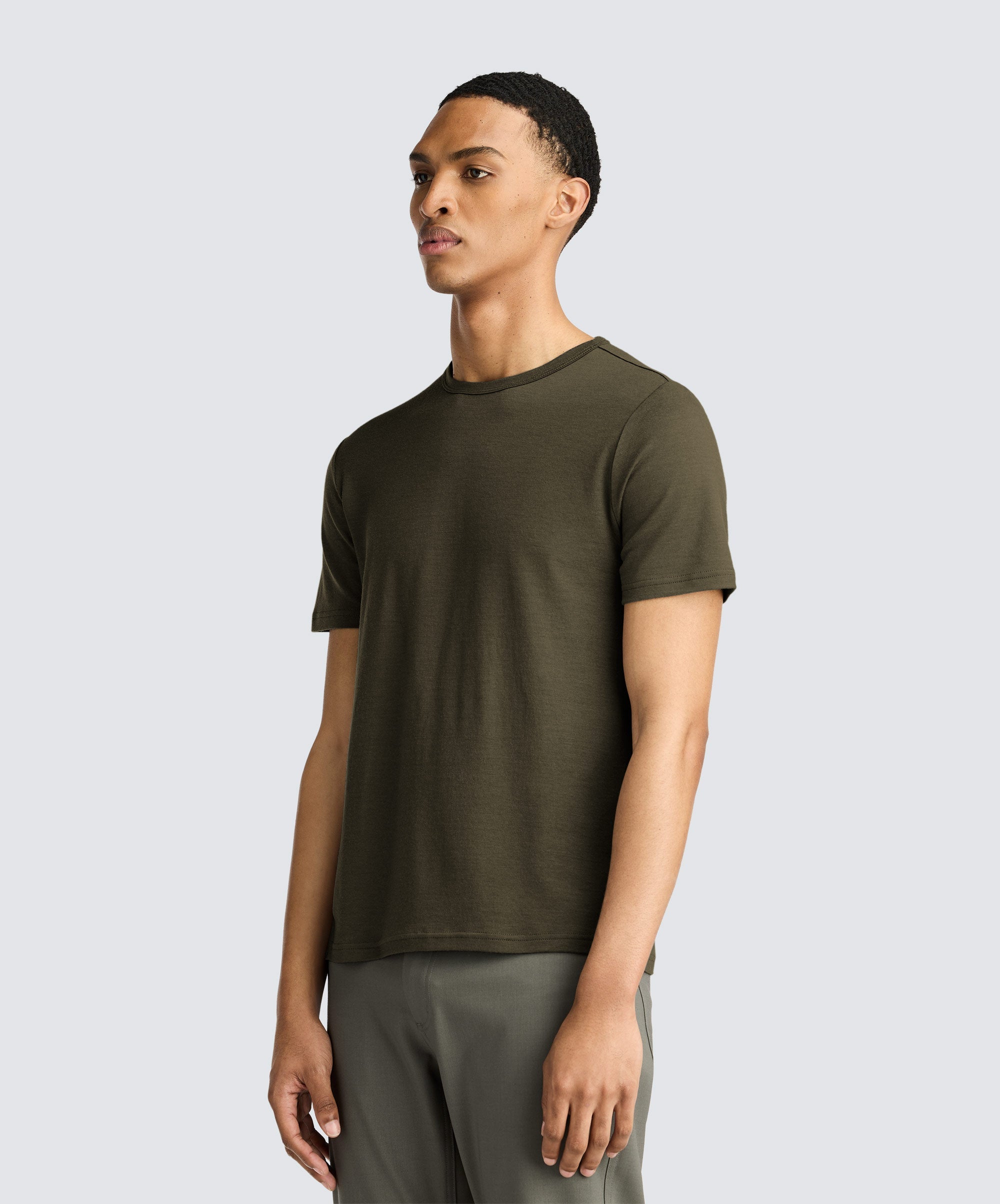 Men's Merino Crew Neck T-Shirt