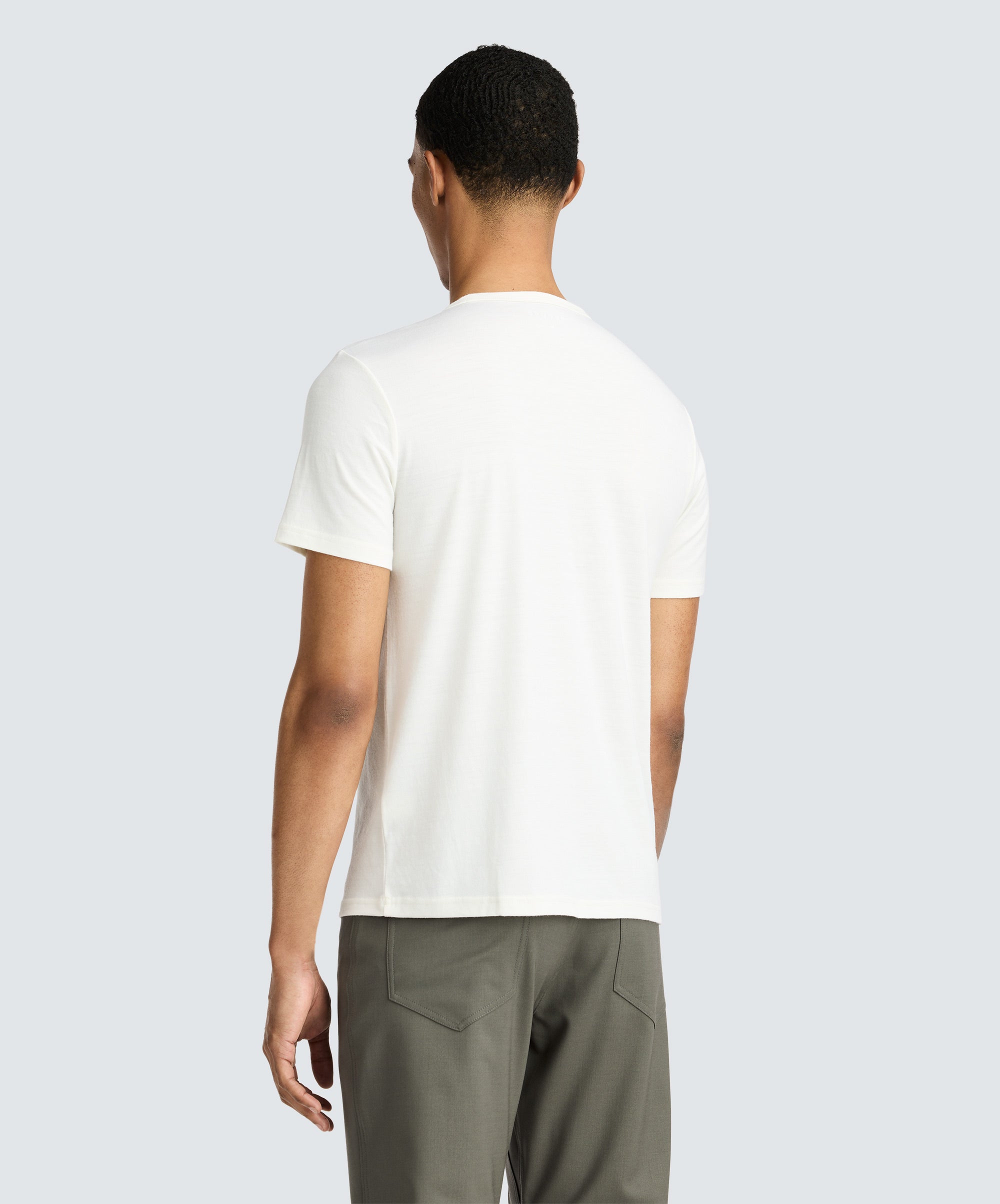 Men's Tall Merino Crew Neck T-Shirt