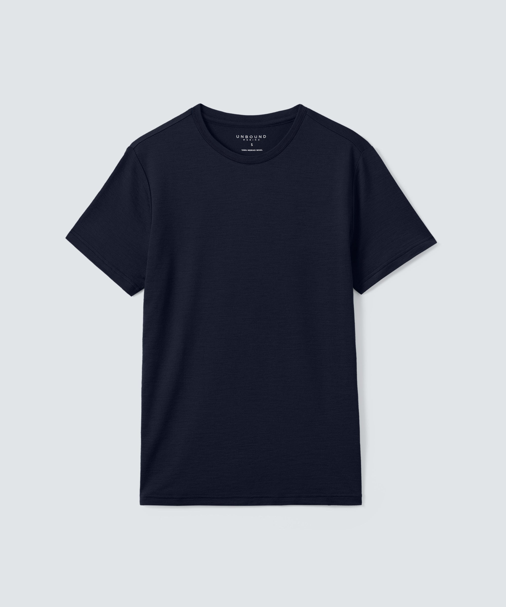 Men's Merino Crew Neck T-Shirt