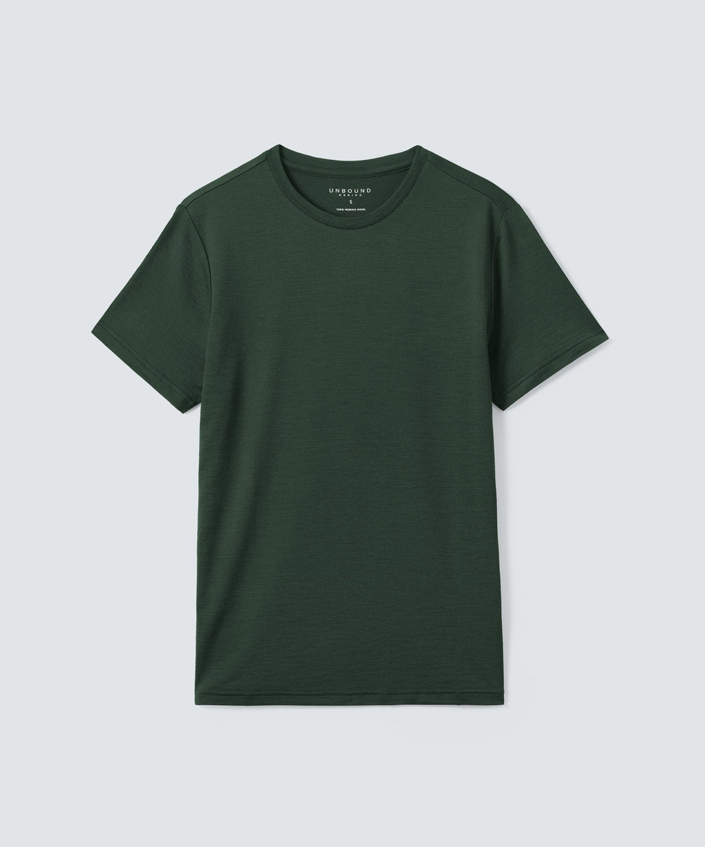 Men's Merino Crew Neck T-Shirt
