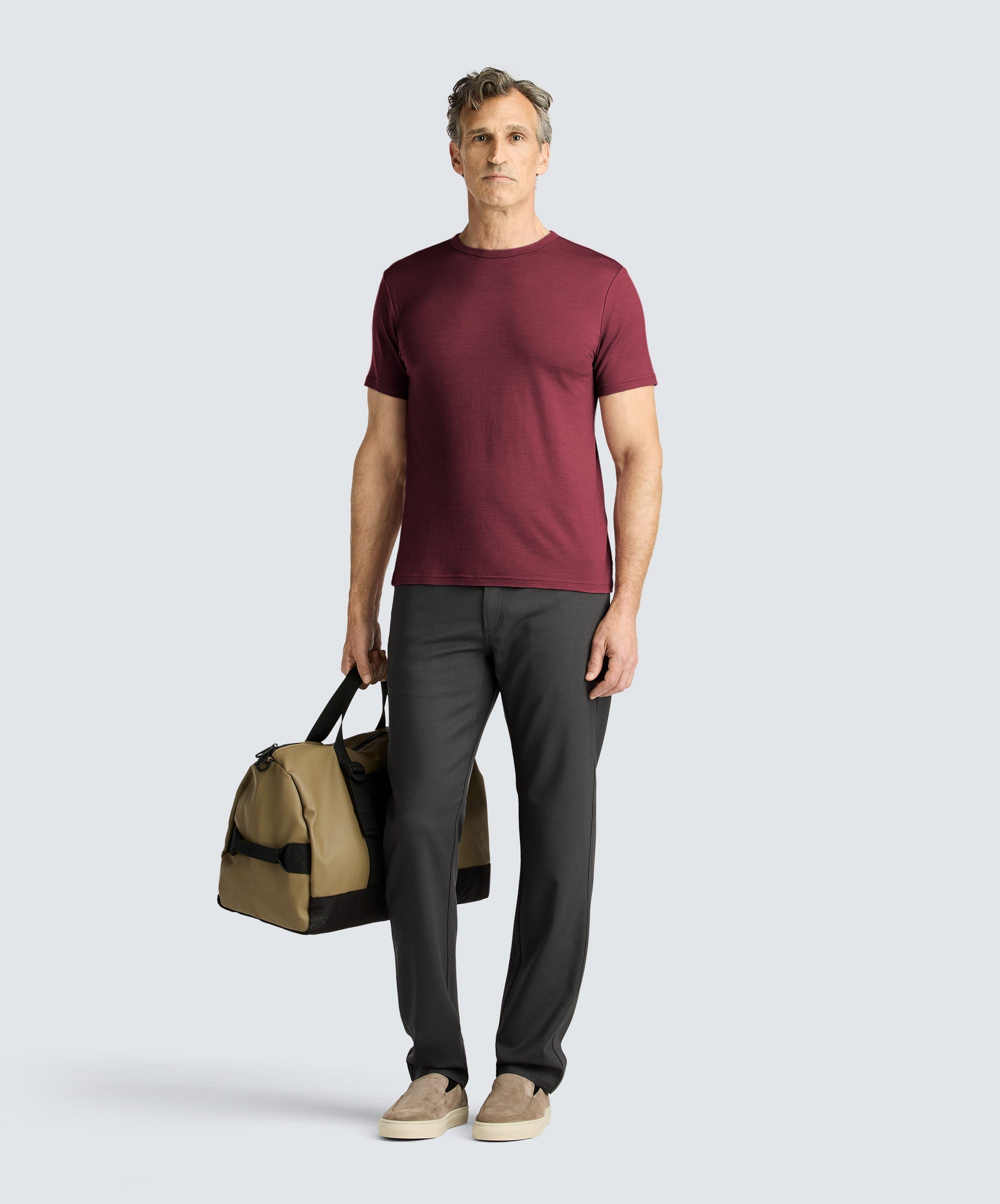 Men's Merino Crew Neck T-Shirt