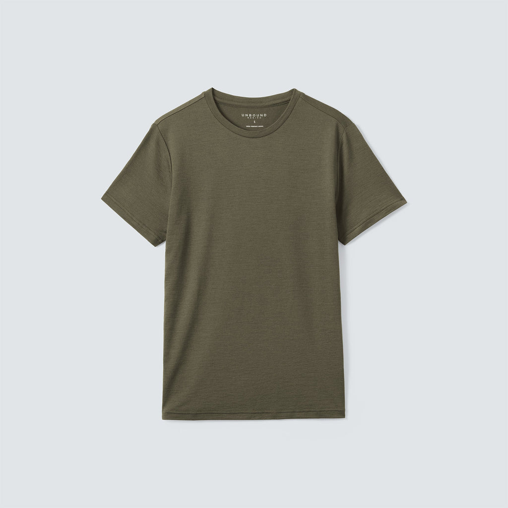 Men's Merino Crew Neck T-Shirt