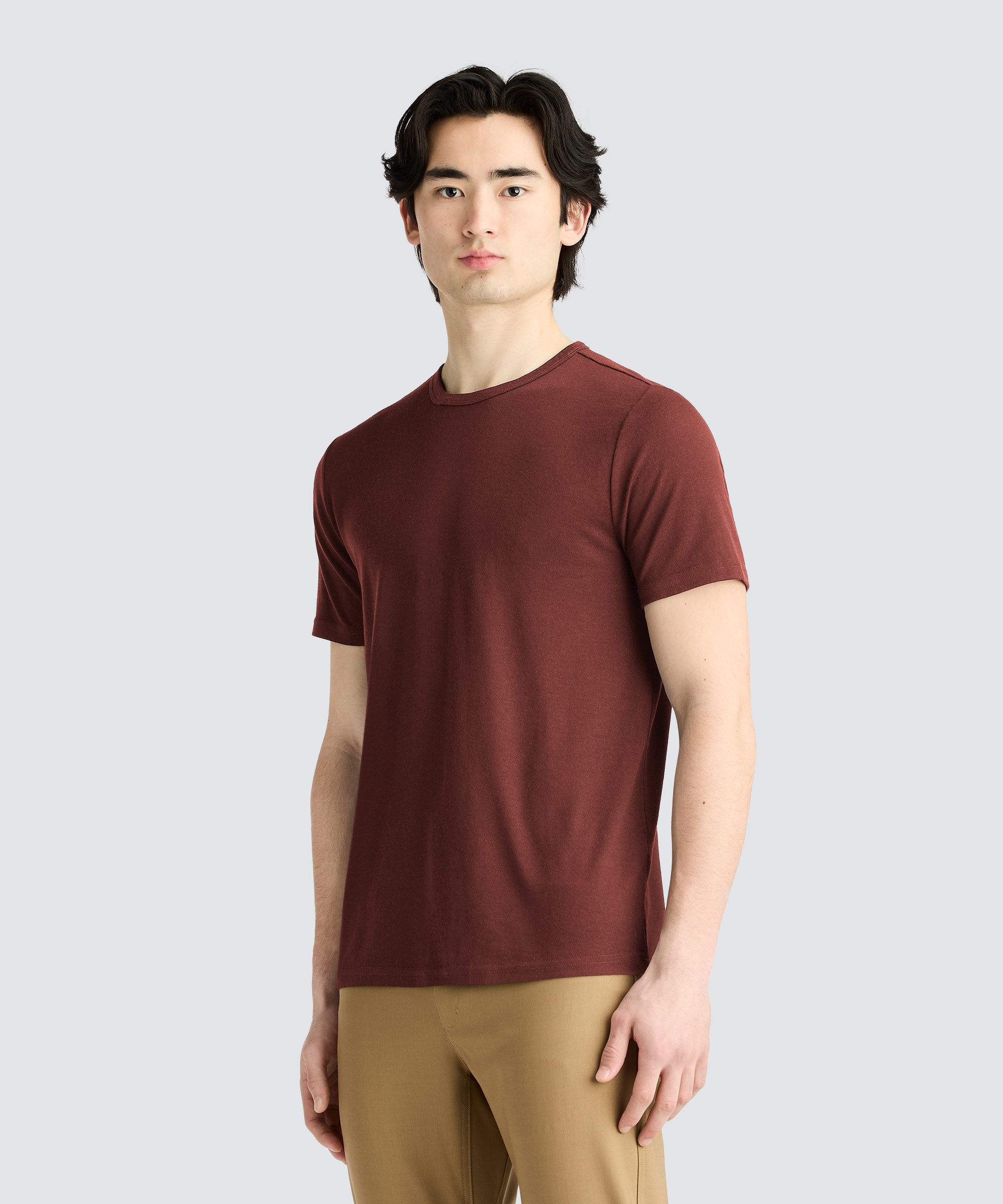 Men's Merino Crew Neck T-Shirt