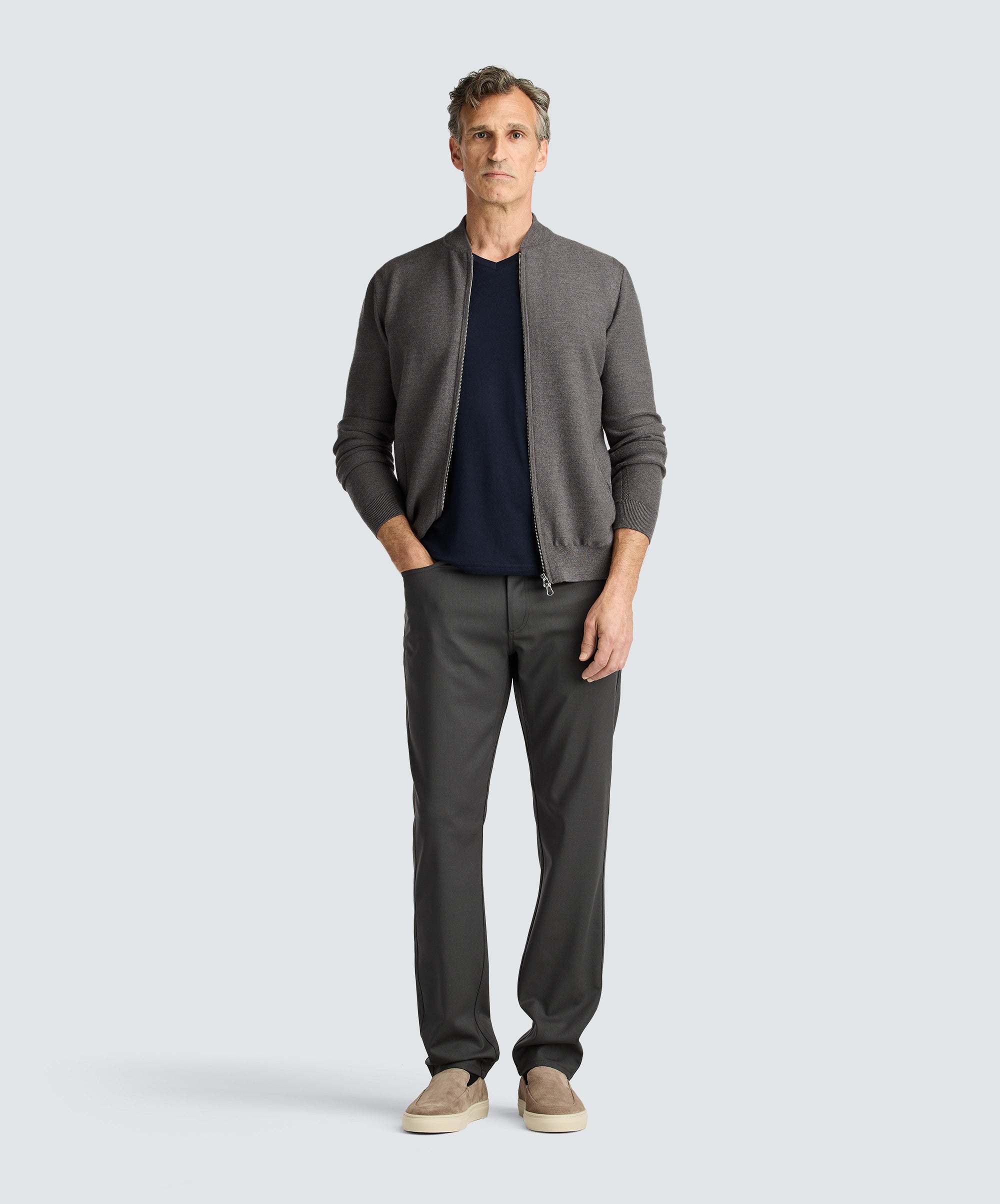 Men's Tall Merino V-Neck T-Shirt