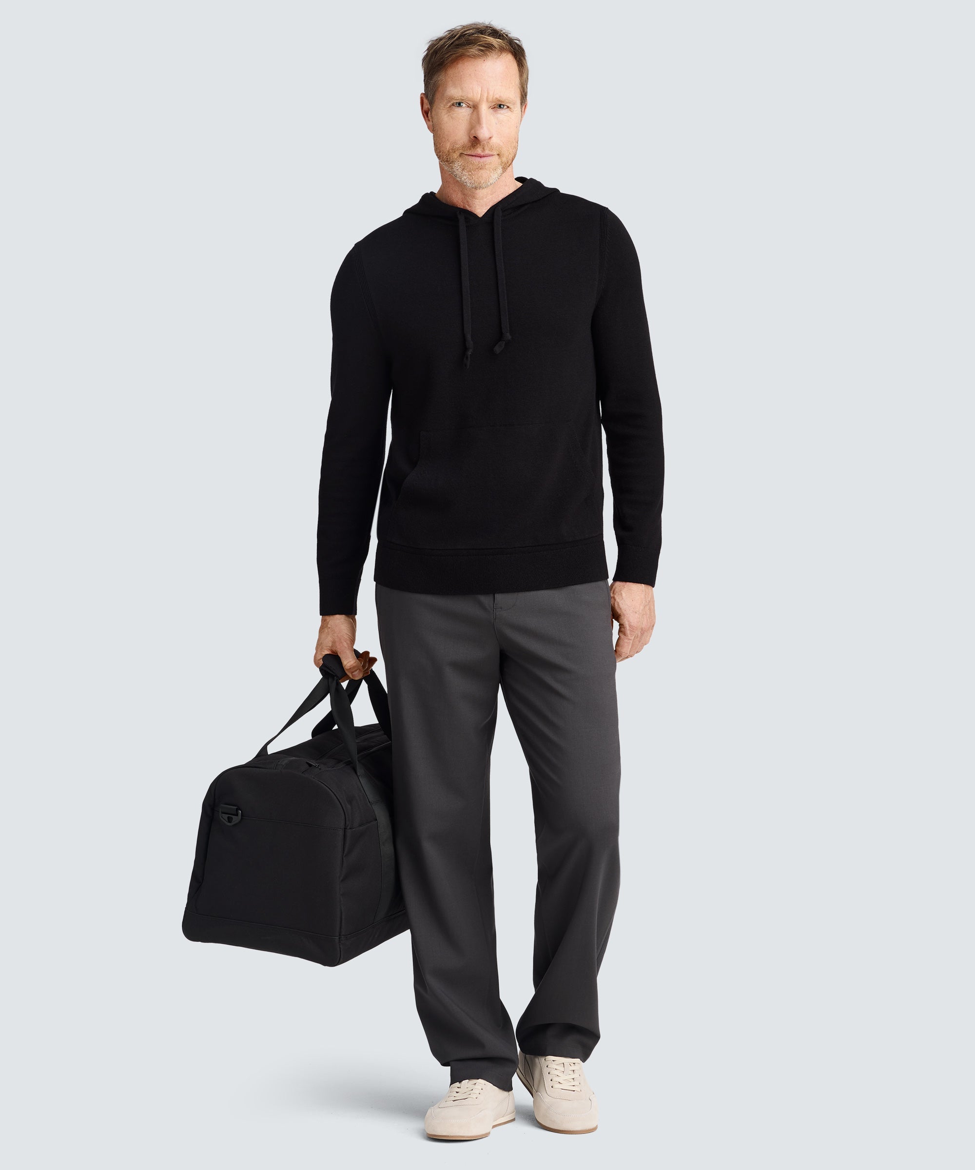Men's Merino Knit Pullover Hoodie