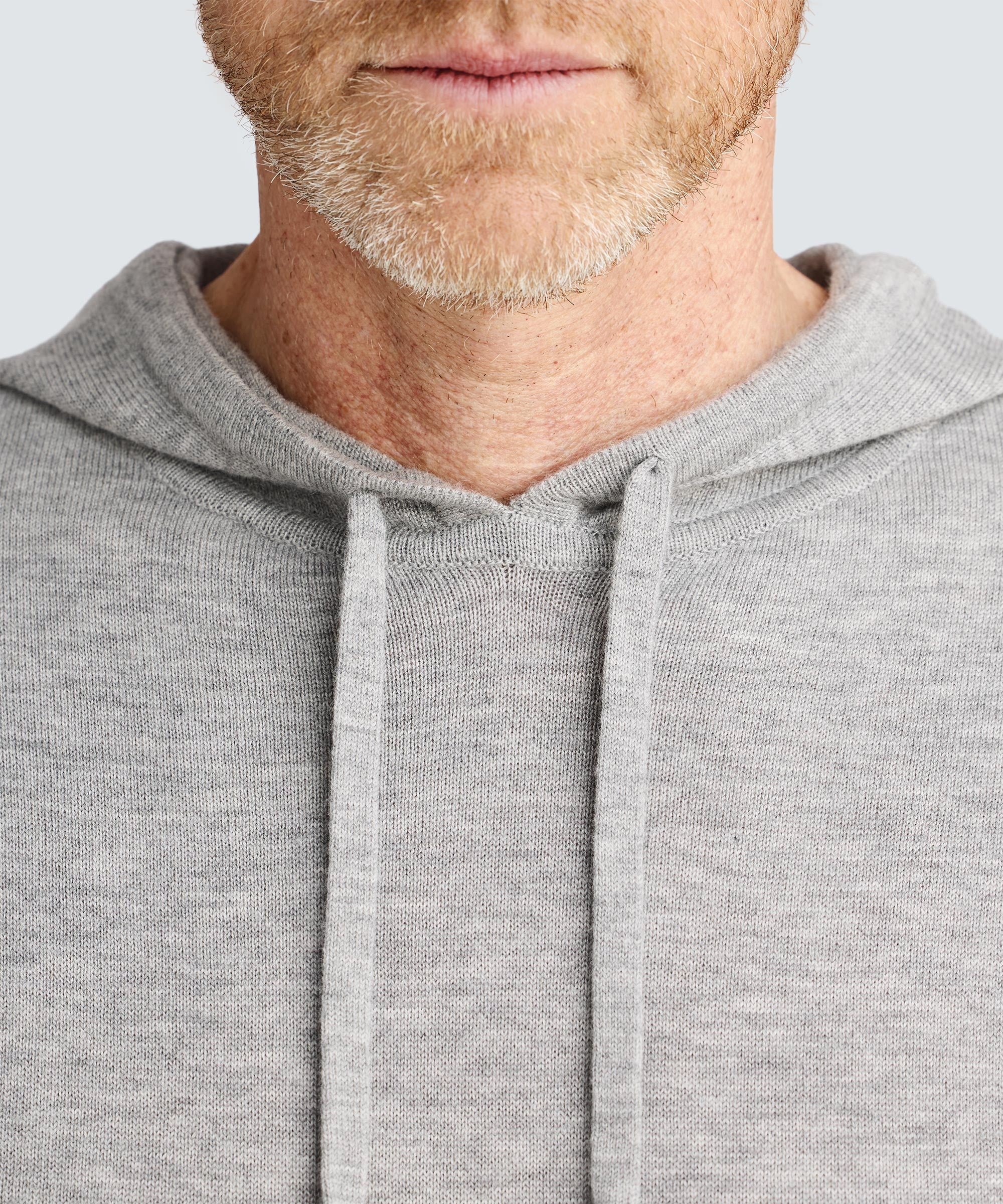 Men's Merino Knit Pullover Hoodie