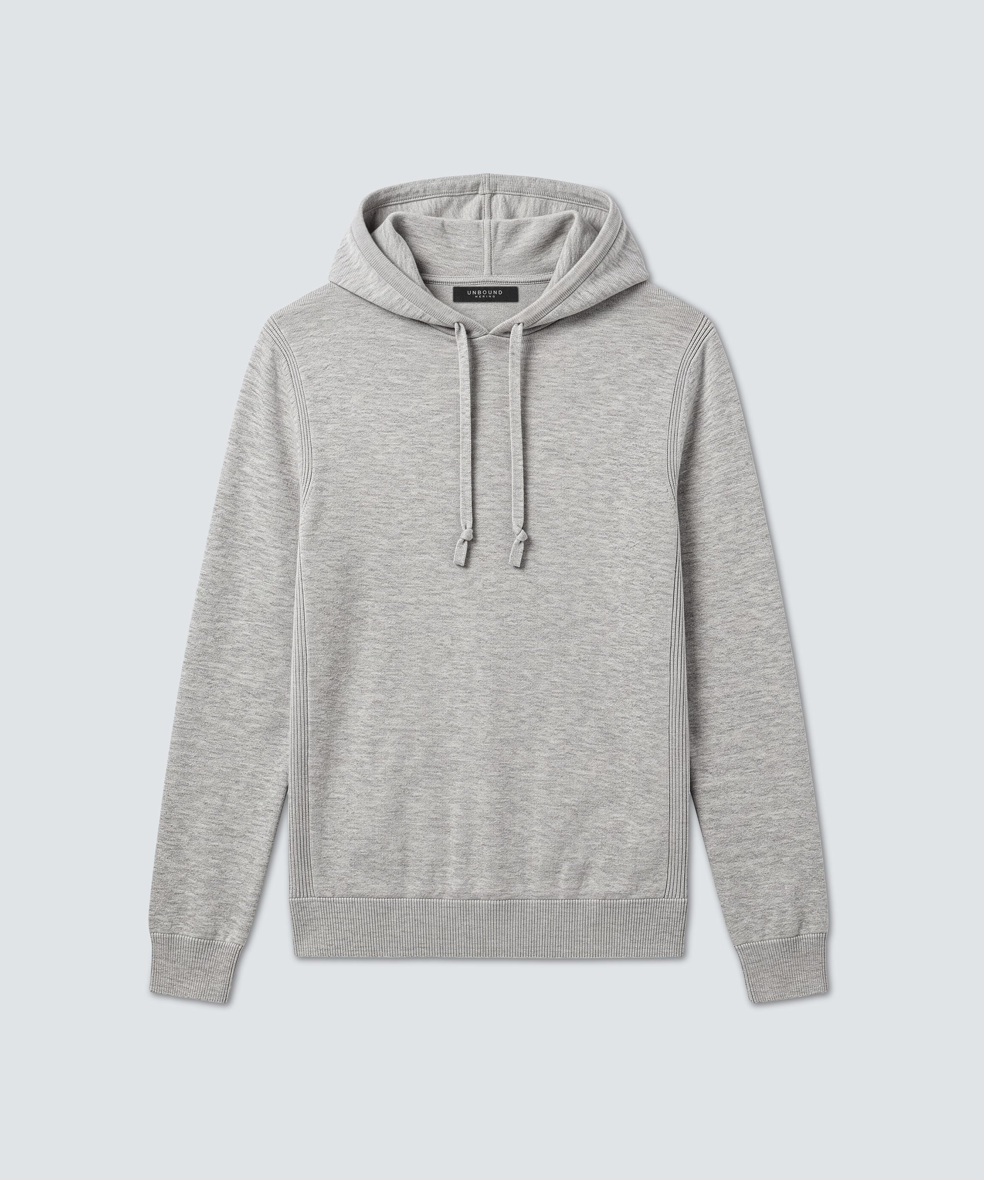 Men's Merino Knit Pullover Hoodie
