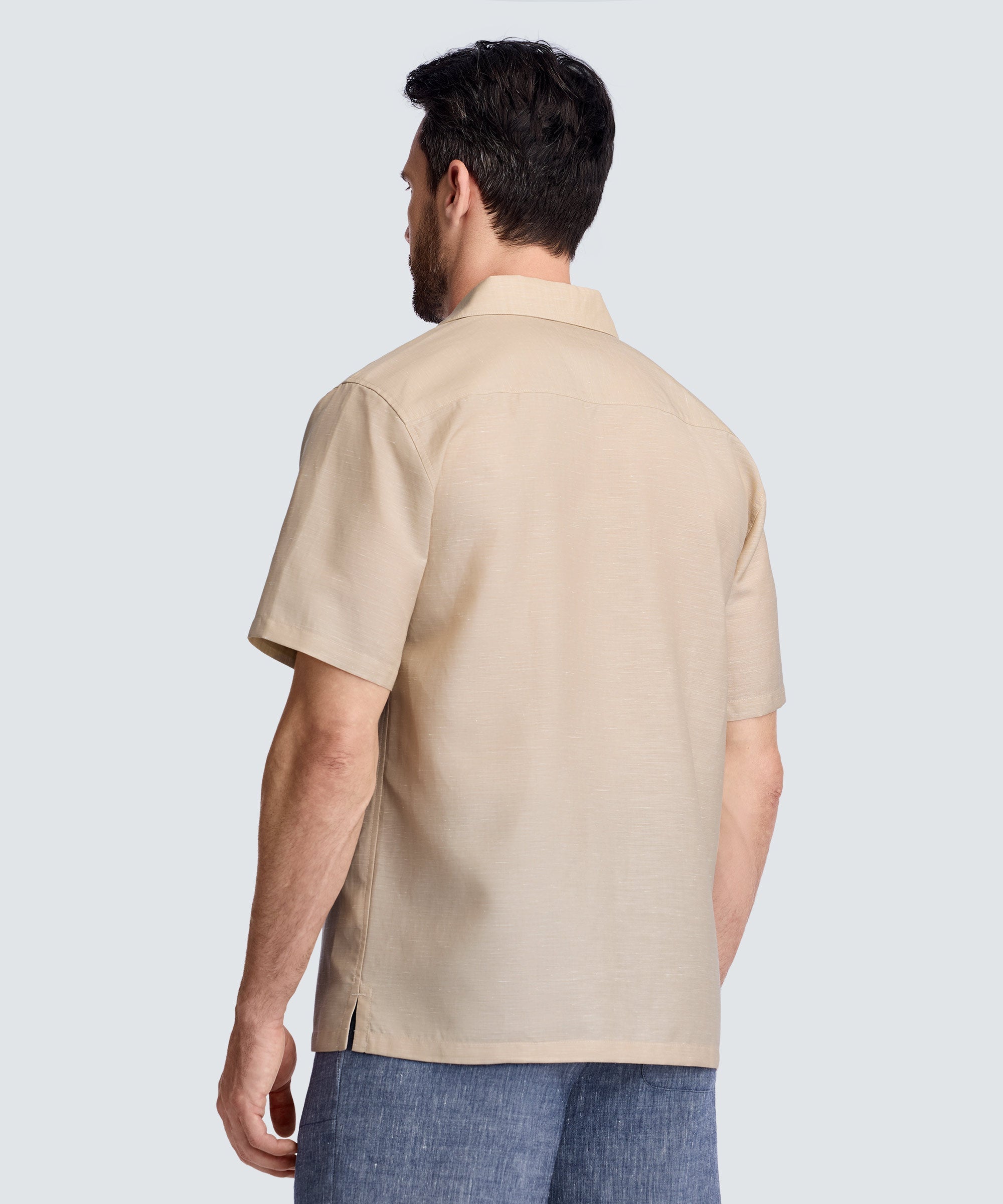 Men's Merino Linen Tropical Shirt