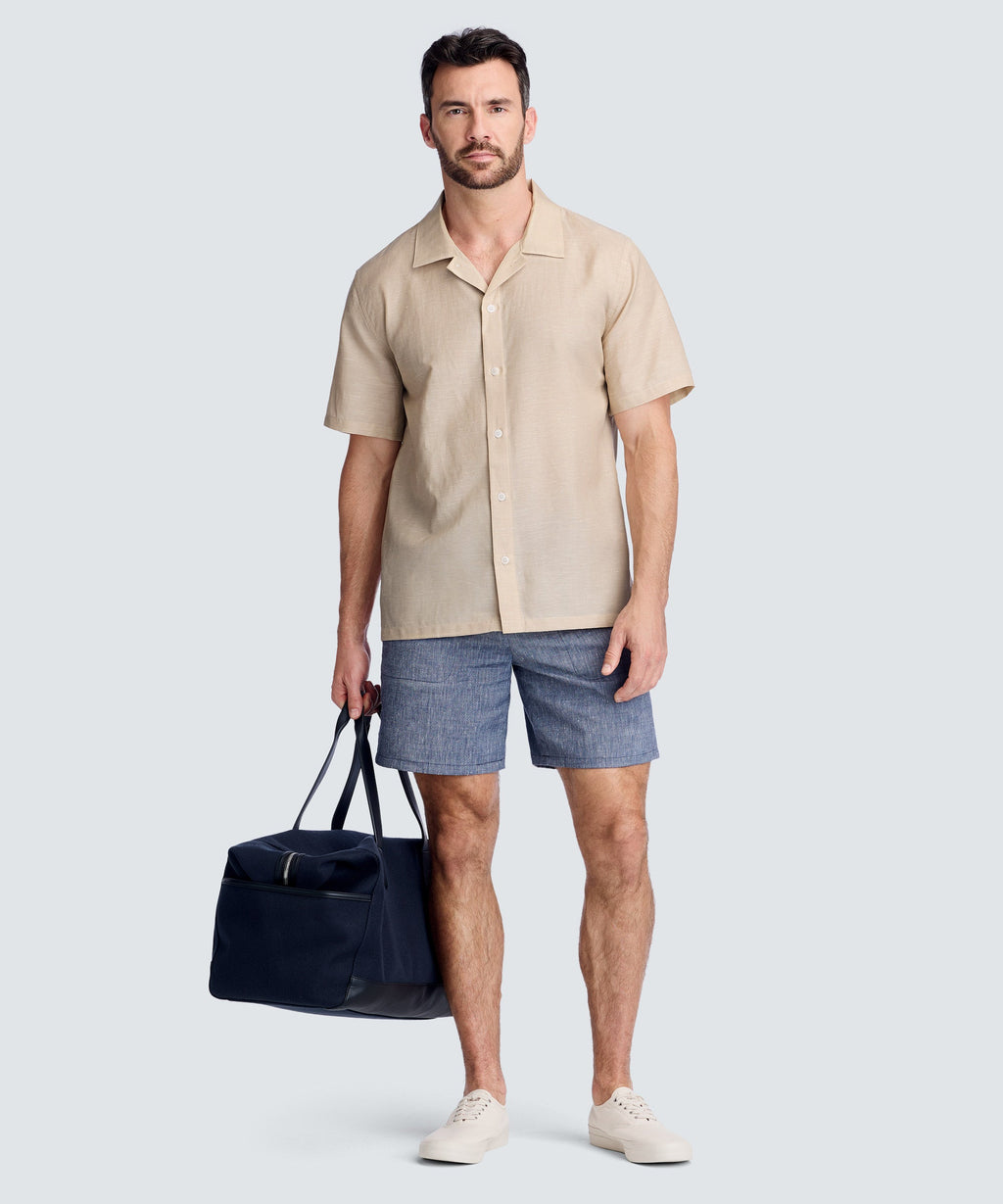 Men's Merino Linen Tropical Shirt