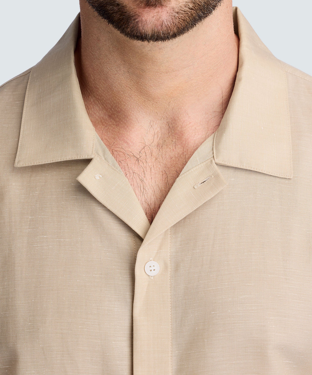 Men's Merino Linen Tropical Shirt