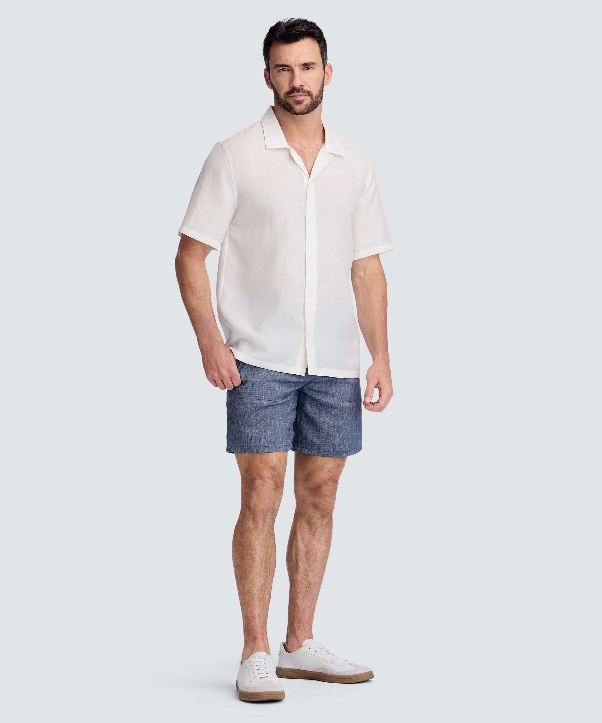 Men's Merino Linen Tropical Shirt