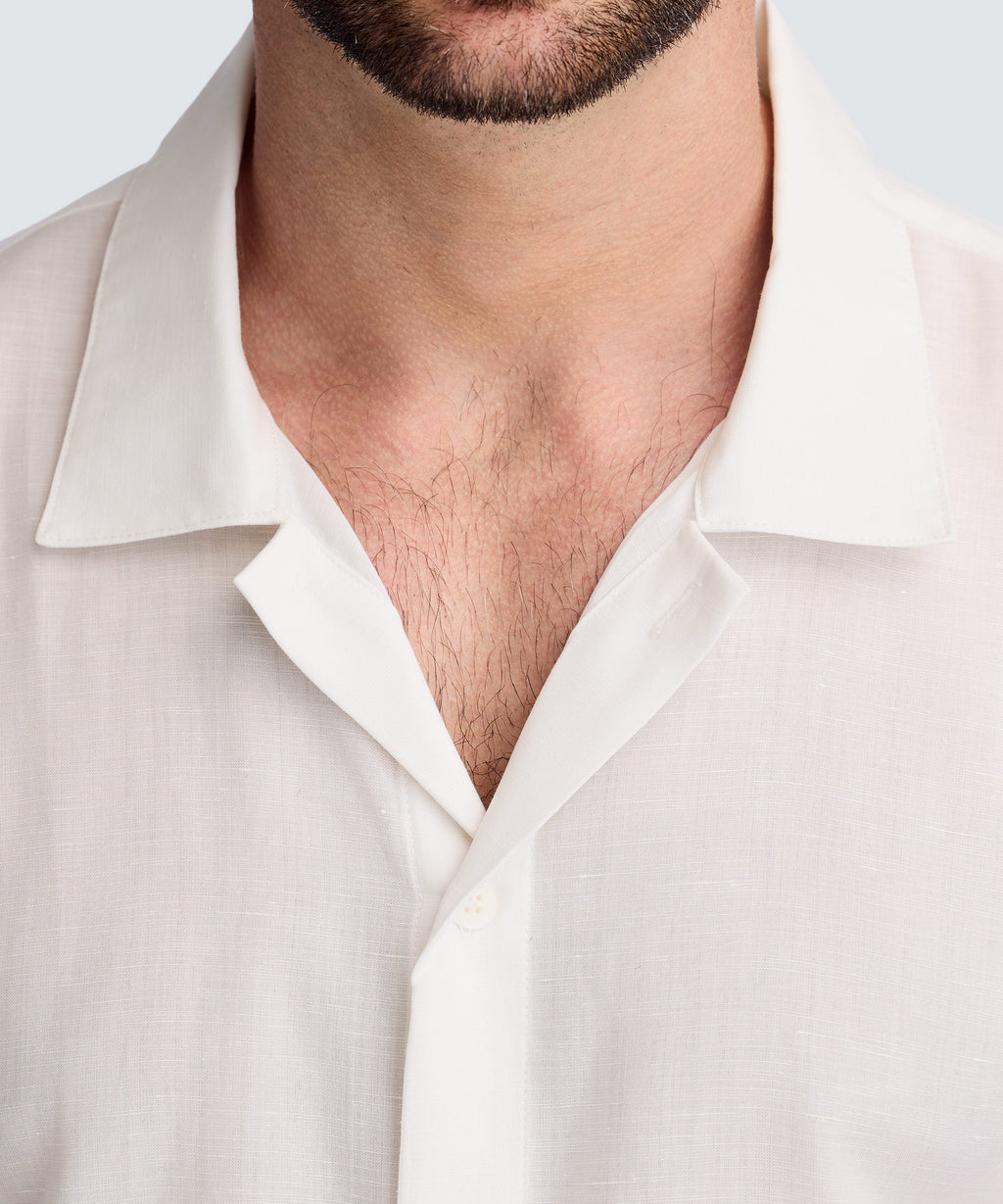 Men's Merino Linen Tropical Shirt