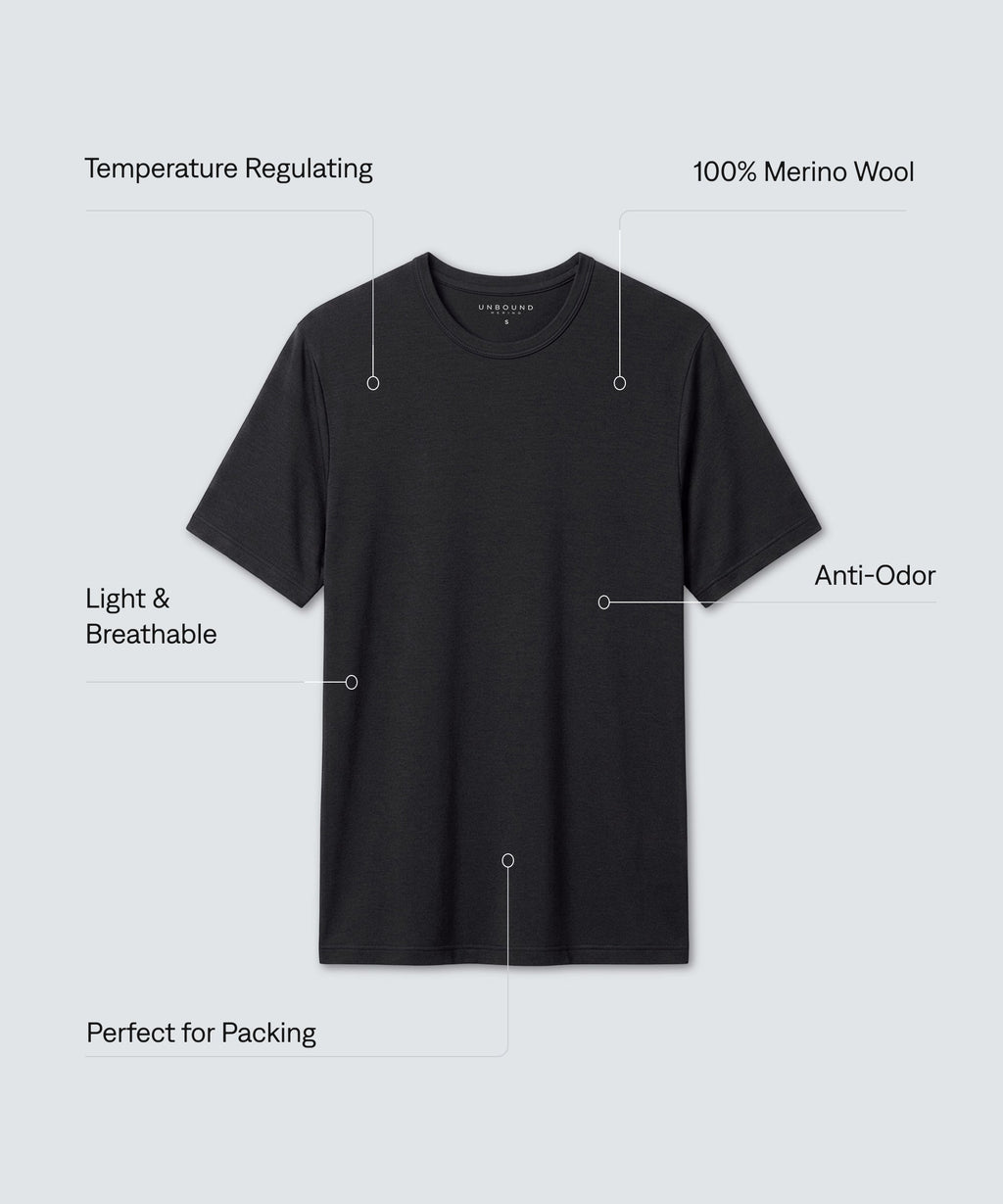 Men's Ultrafine Merino Sleep Crew