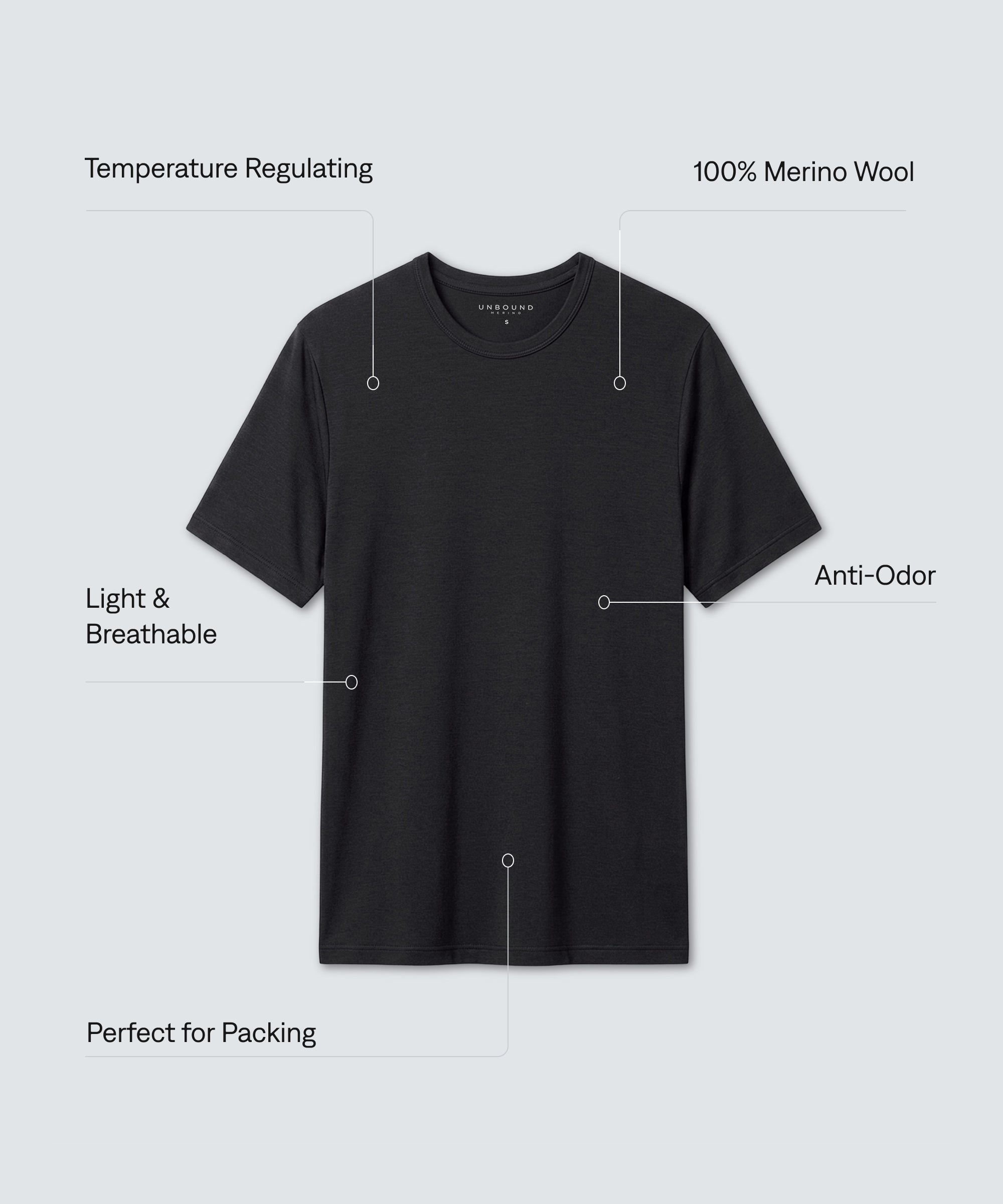 Men's Ultrafine Merino Sleep Crew
