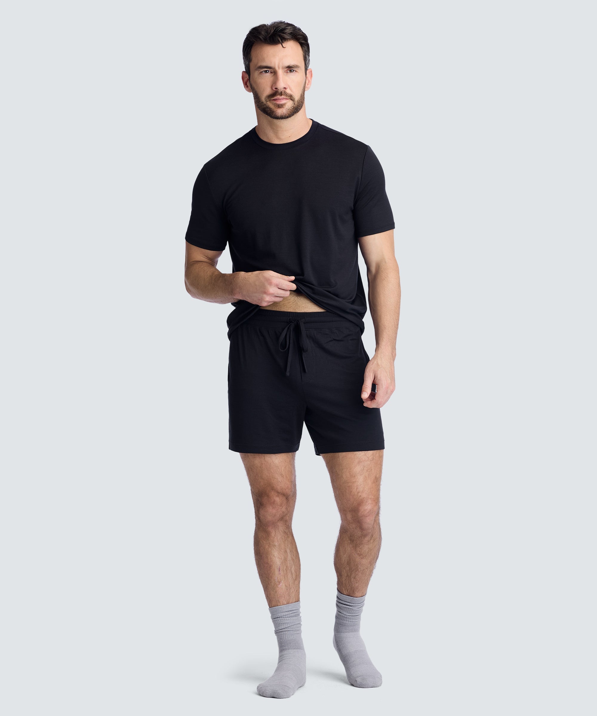 Men's Ultrafine Sleep T-Shirt + Shorts Bundle