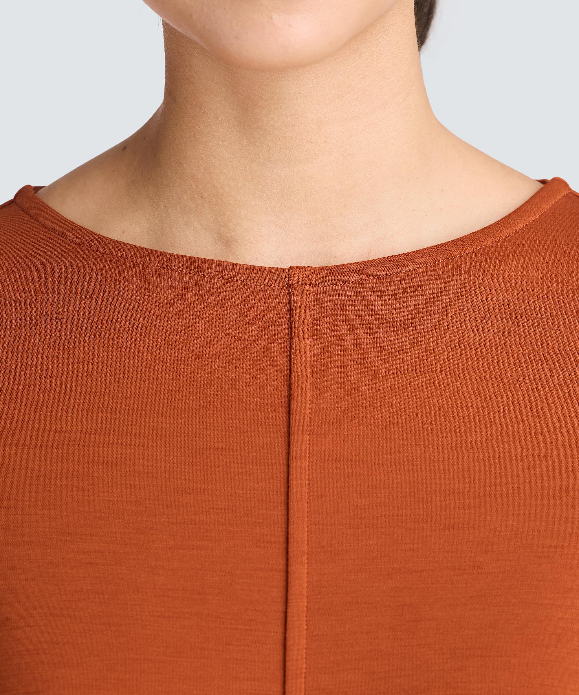 Women's Merino Boatneck T-Shirt Dress