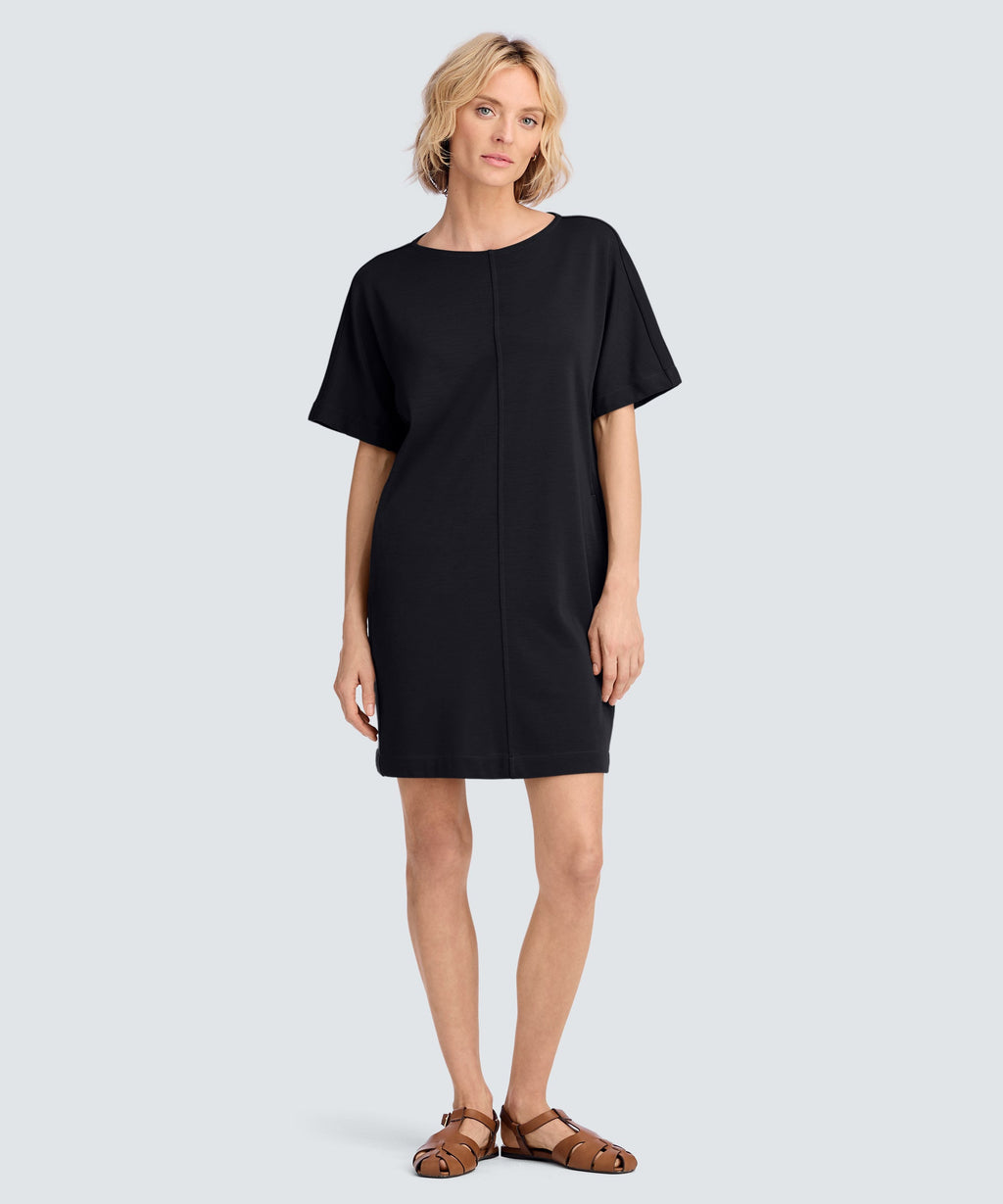 Women's Merino Boatneck T-Shirt Dress