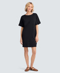 Women's Merino Boatneck T-Shirt Dress